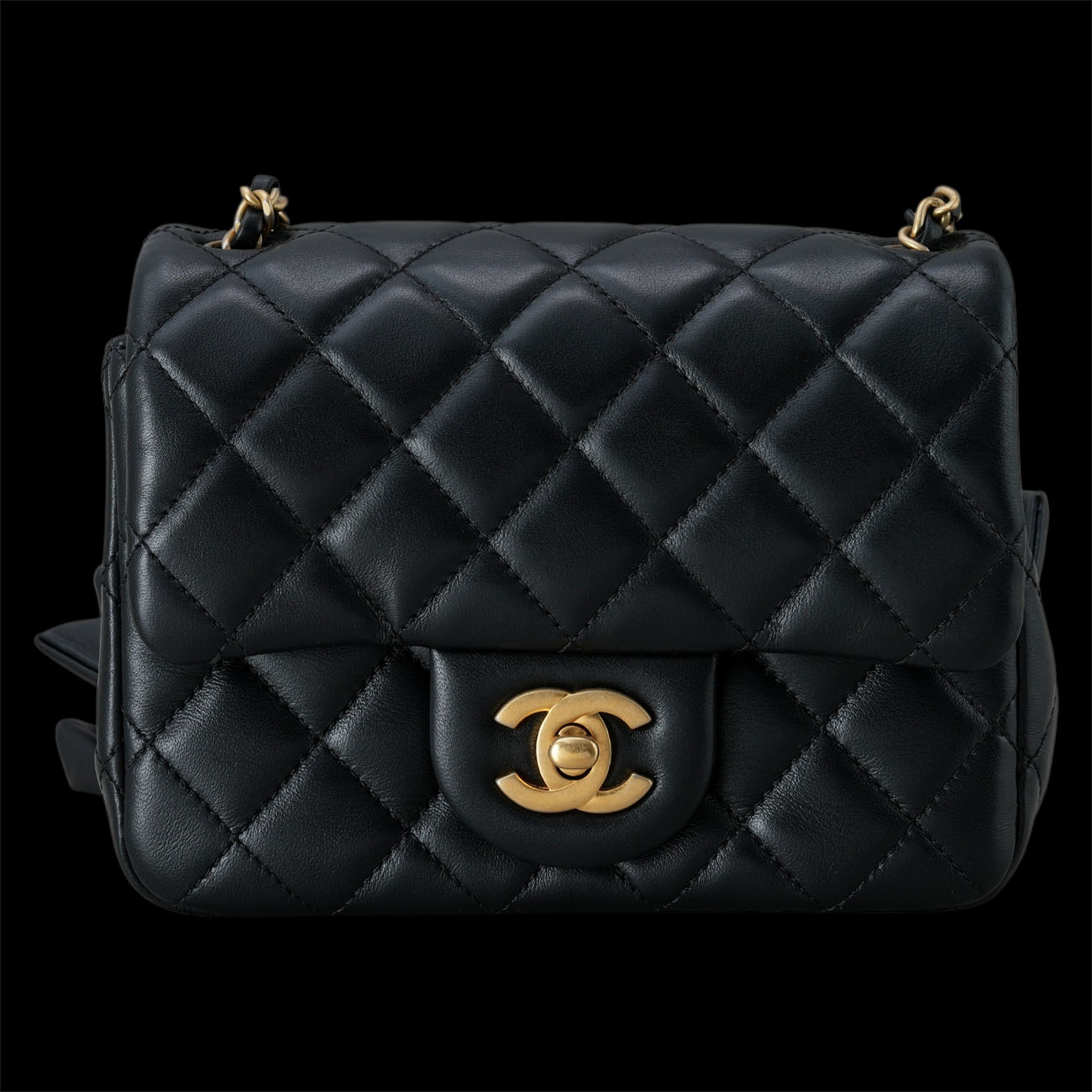 CHANEL(USED)샤넬 시즌 쁘띠삭 리본스트랩