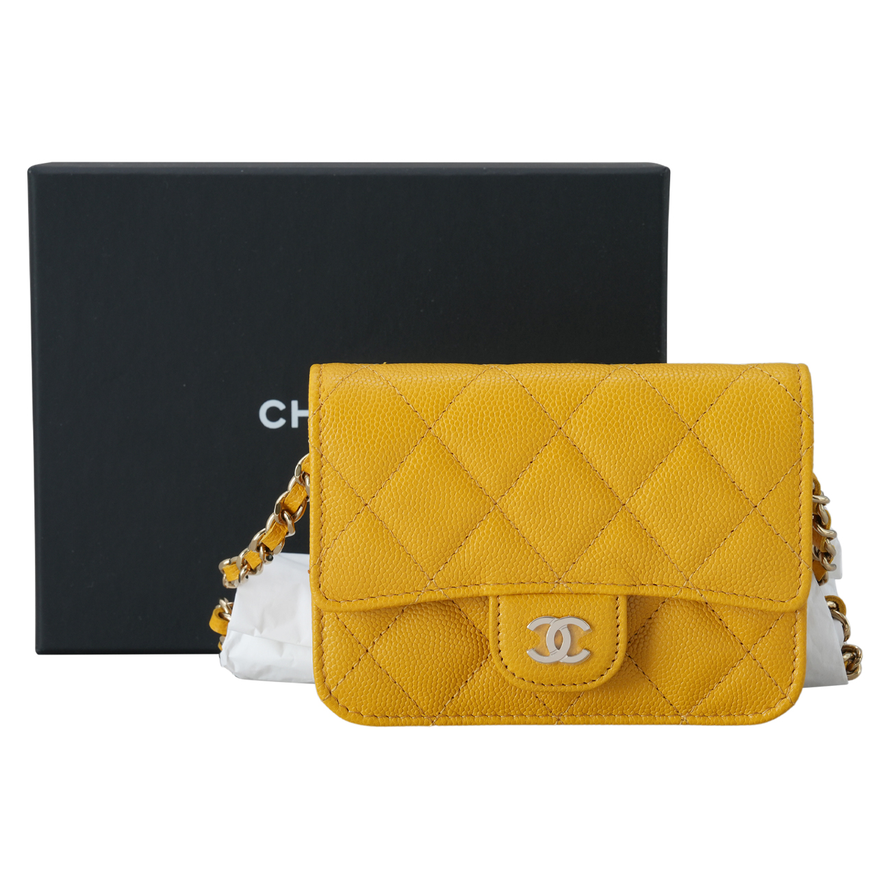 CHANEL(USED)샤넬 AP2727 캐비어 미니 WOC