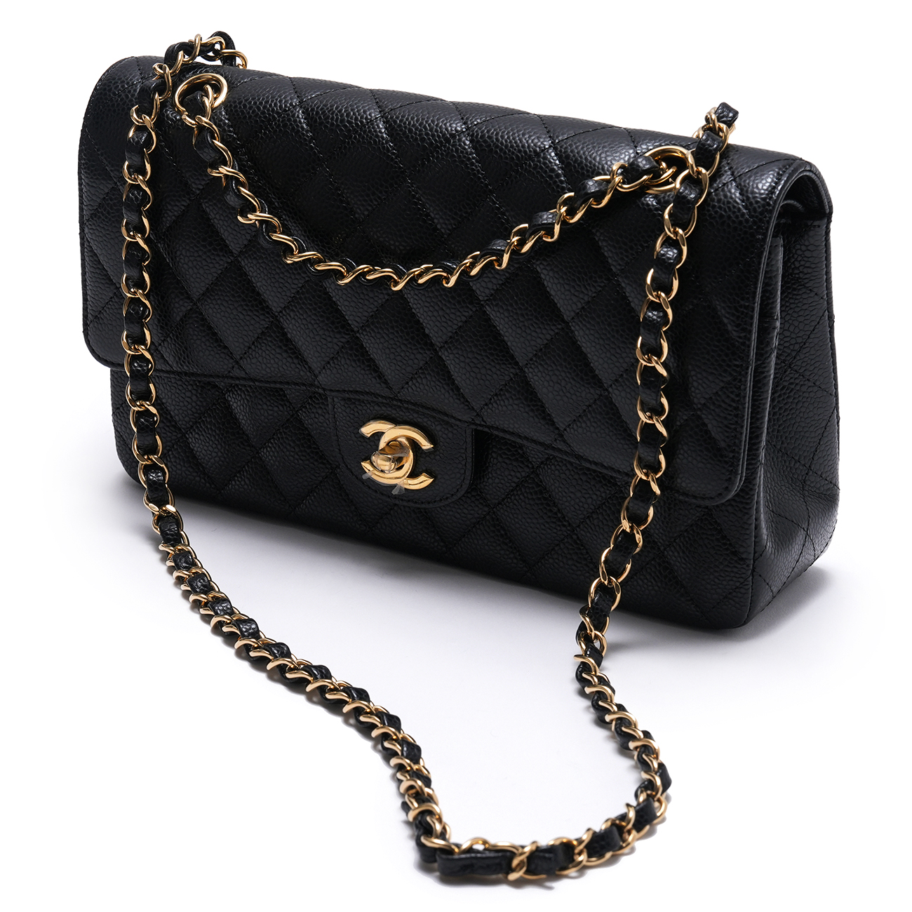 CHANEL(USED)샤넬 캐비어 클래식 미듐 플랩백