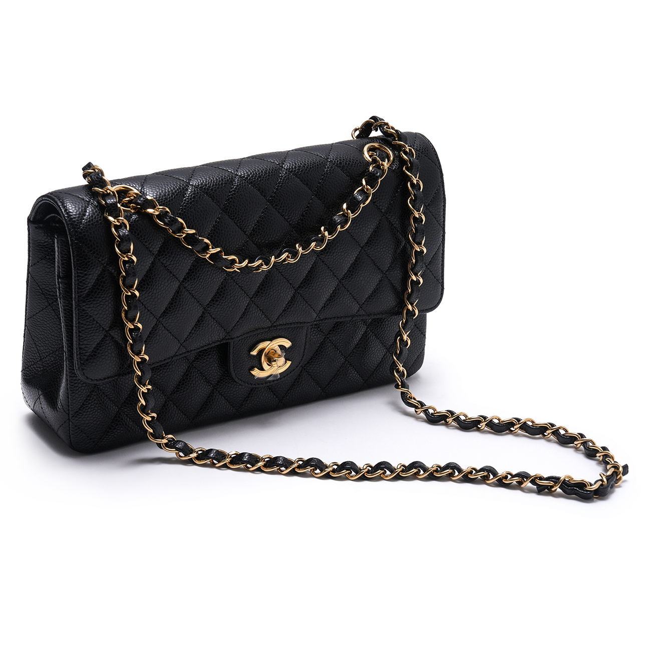 CHANEL(USED)샤넬 캐비어 클래식 미듐 플랩백