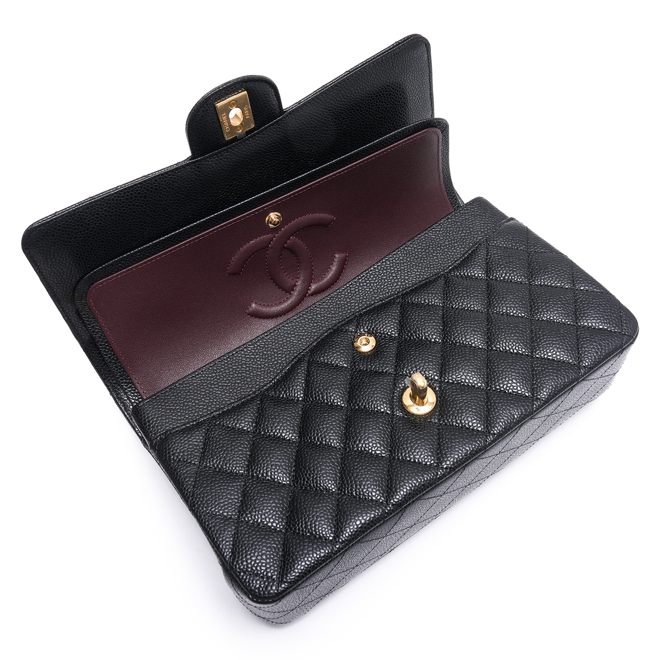 CHANEL(USED)샤넬 캐비어 클래식 미듐 플랩백