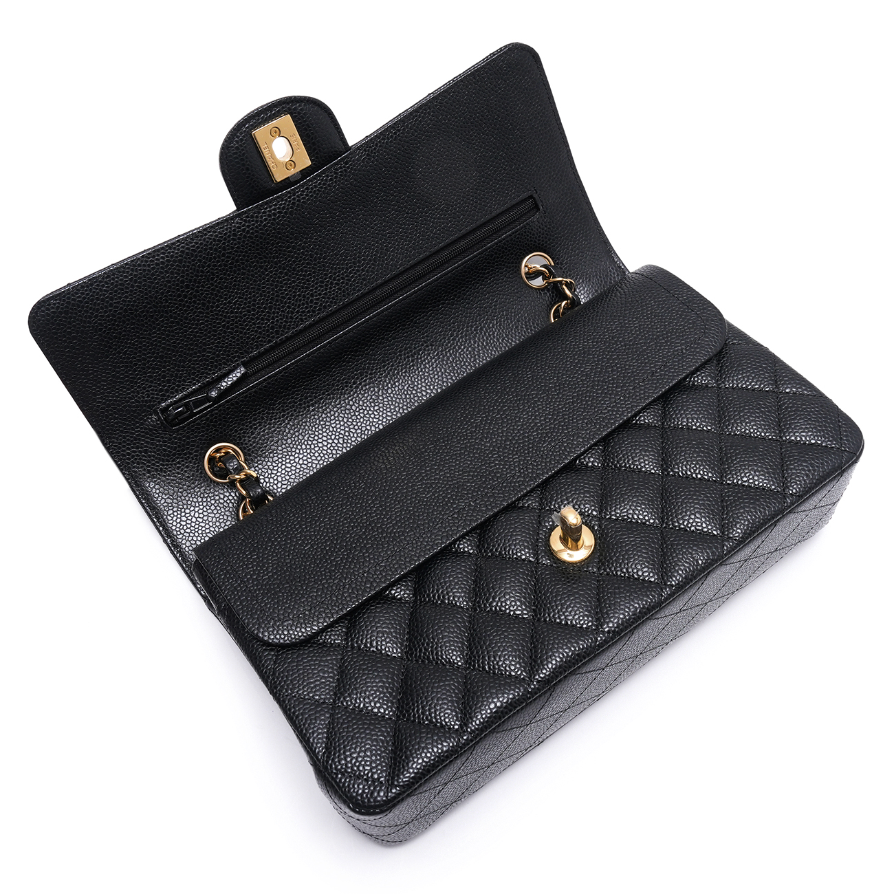 CHANEL(USED)샤넬 캐비어 클래식 미듐 플랩백
