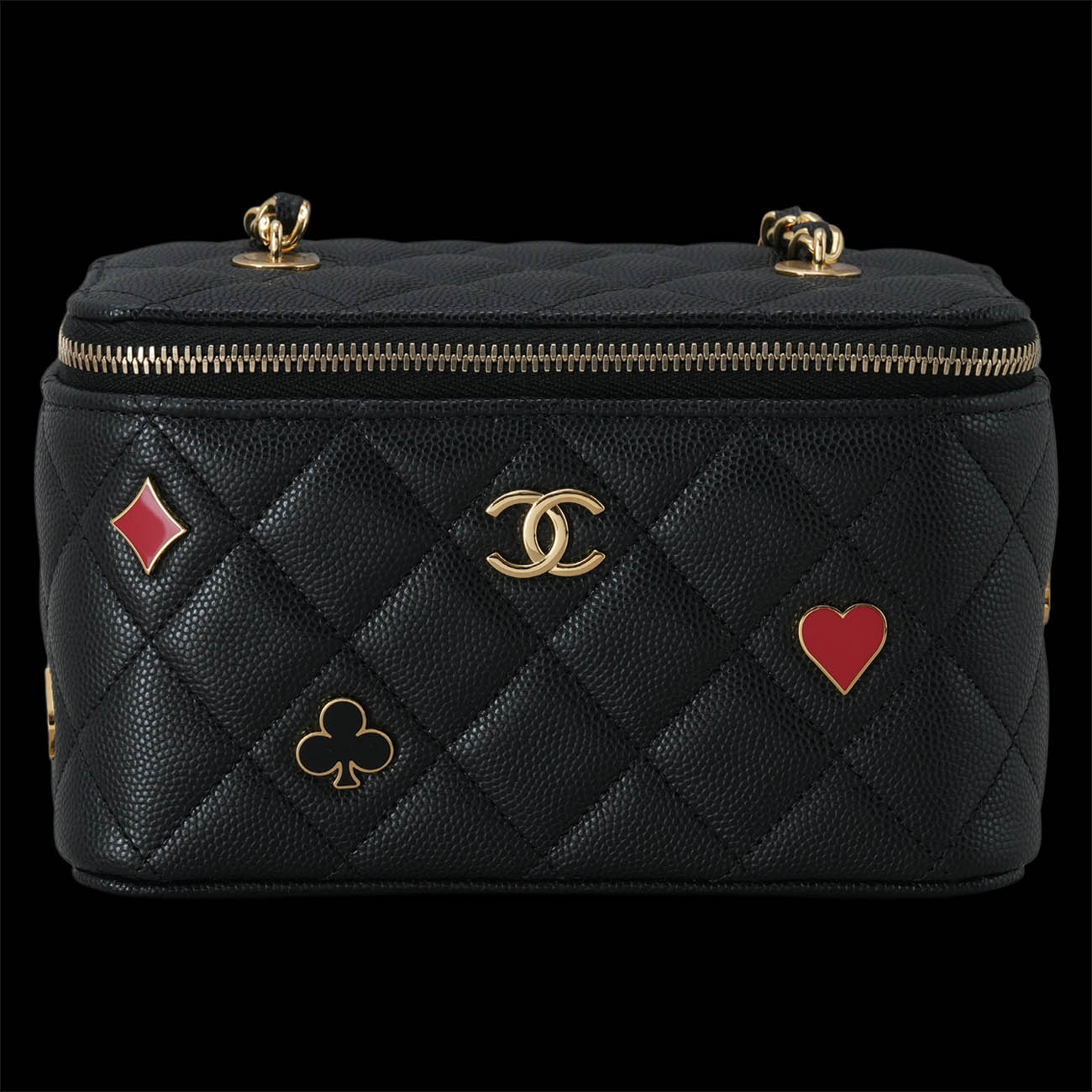 CHANEL(USED)샤넬 AP3079 캐비어 참 베니티 크로스백