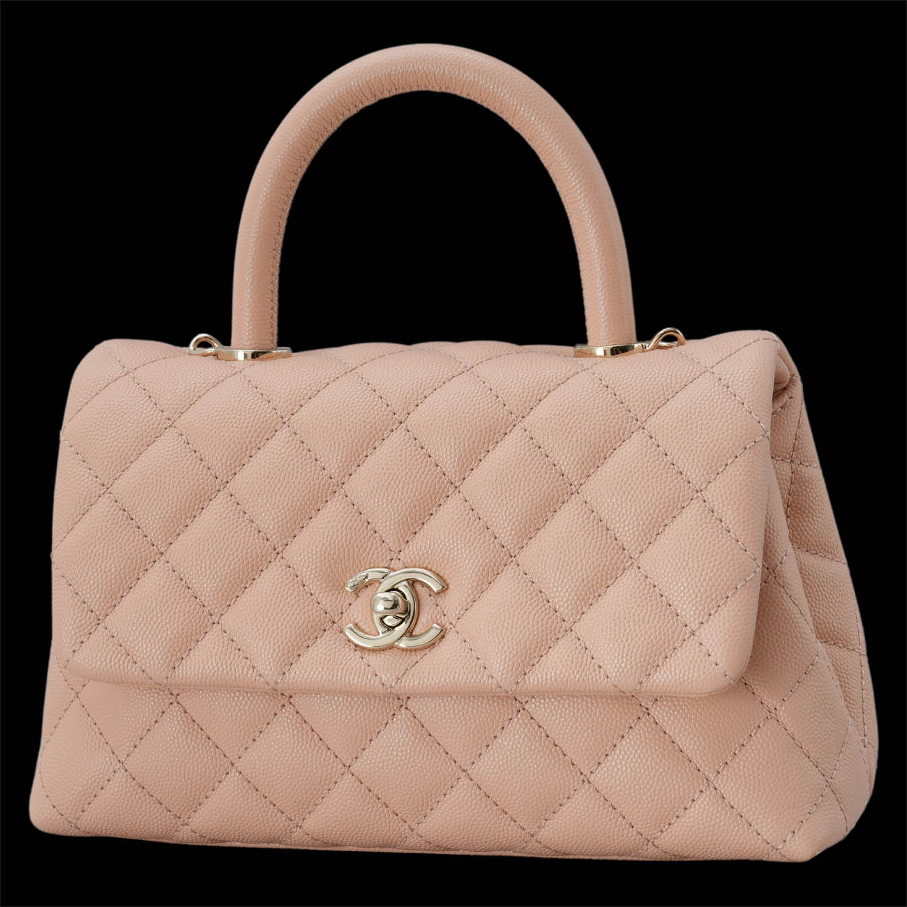 CHANEL(USED)샤넬 A92990 캐비어 코코핸들 스몰