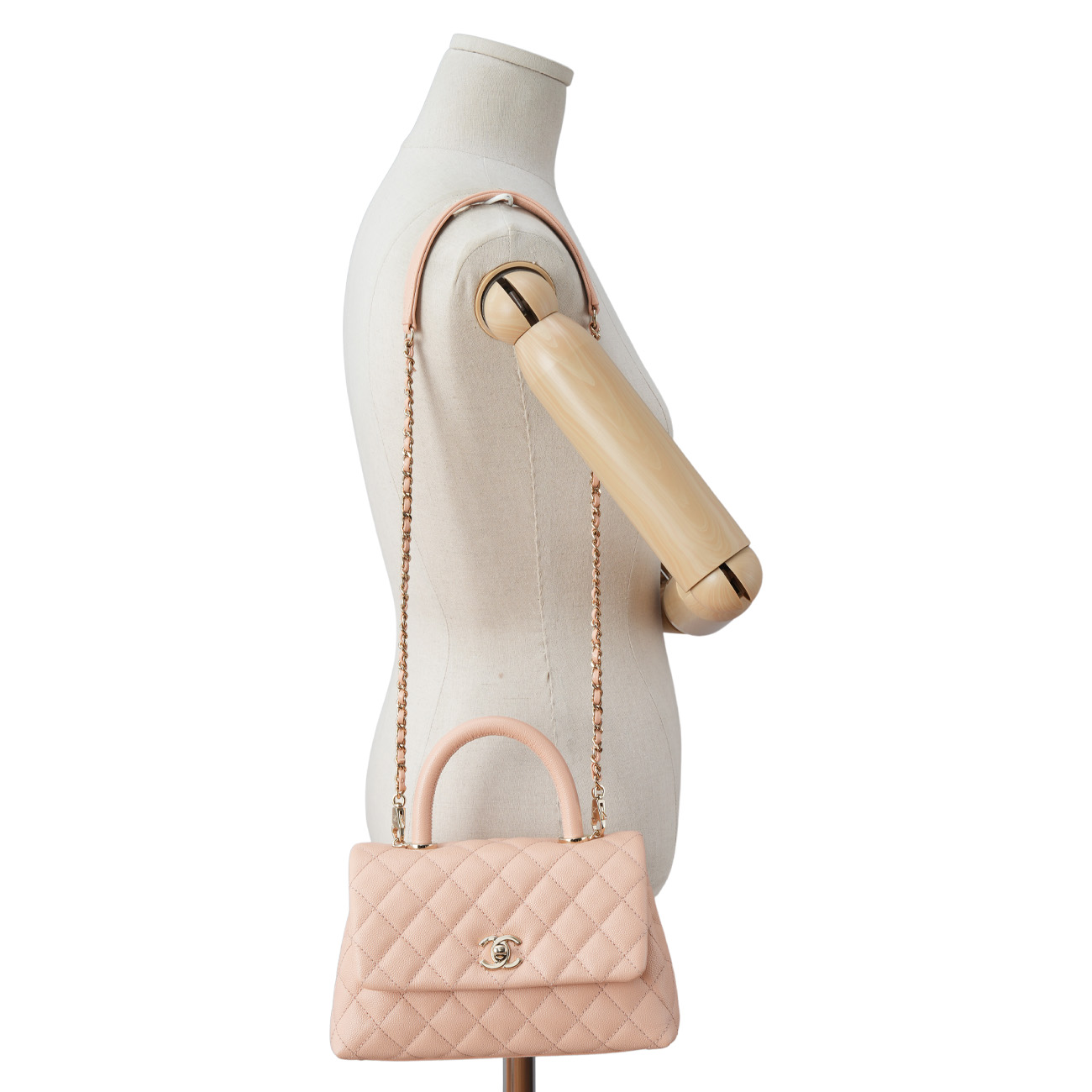 CHANEL(USED)샤넬 A92990 캐비어 코코핸들 스몰