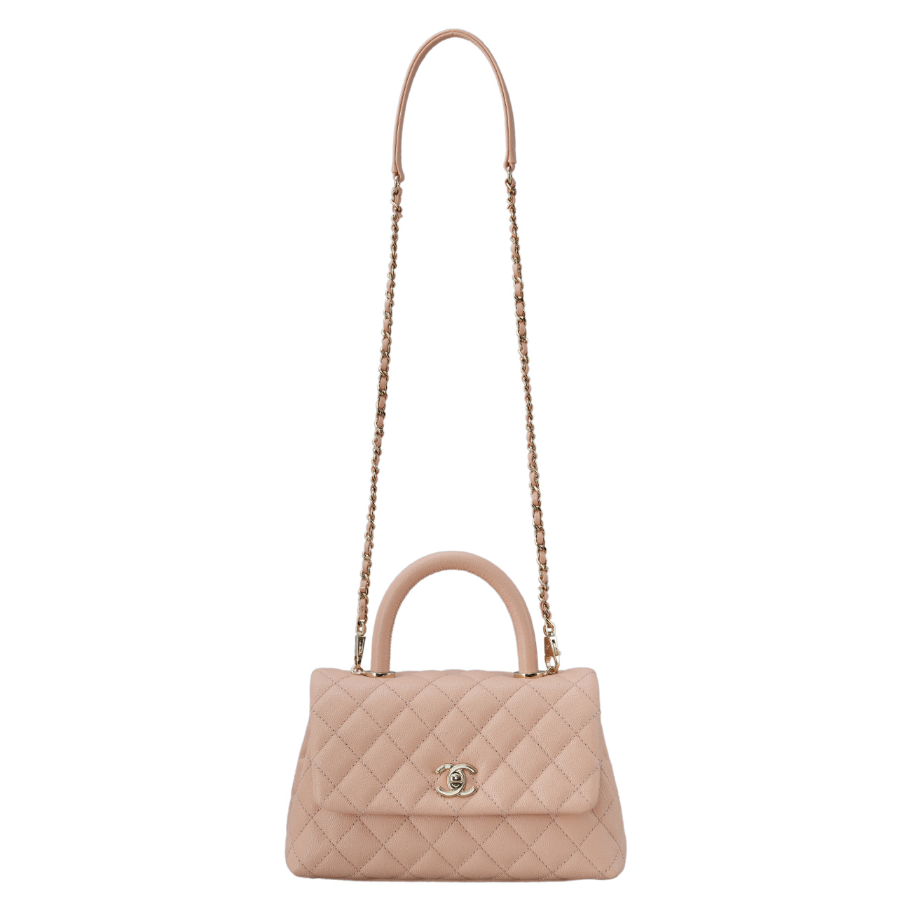 CHANEL(USED)샤넬 A92990 캐비어 코코핸들 스몰