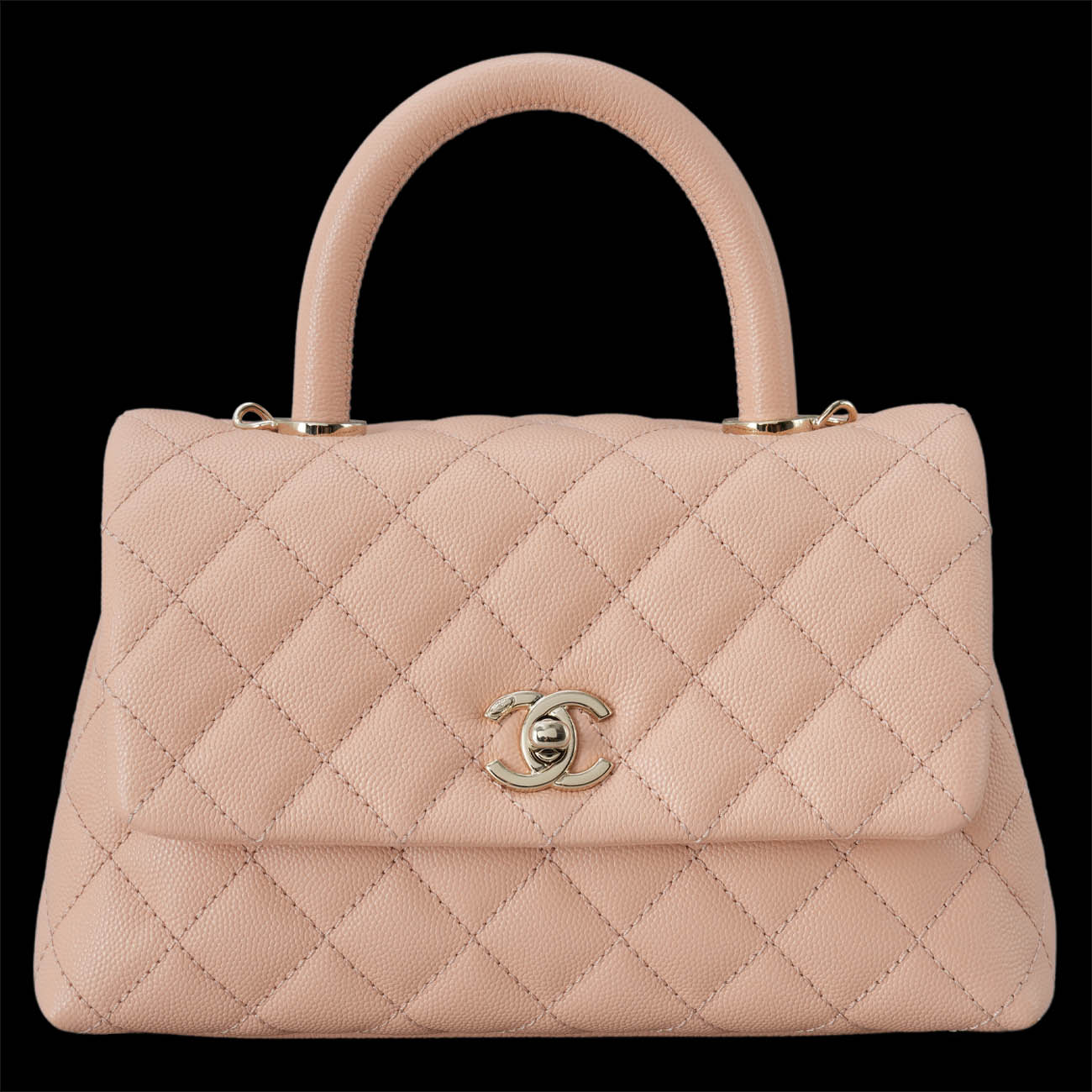 CHANEL(USED)샤넬 A92990 캐비어 코코핸들 스몰