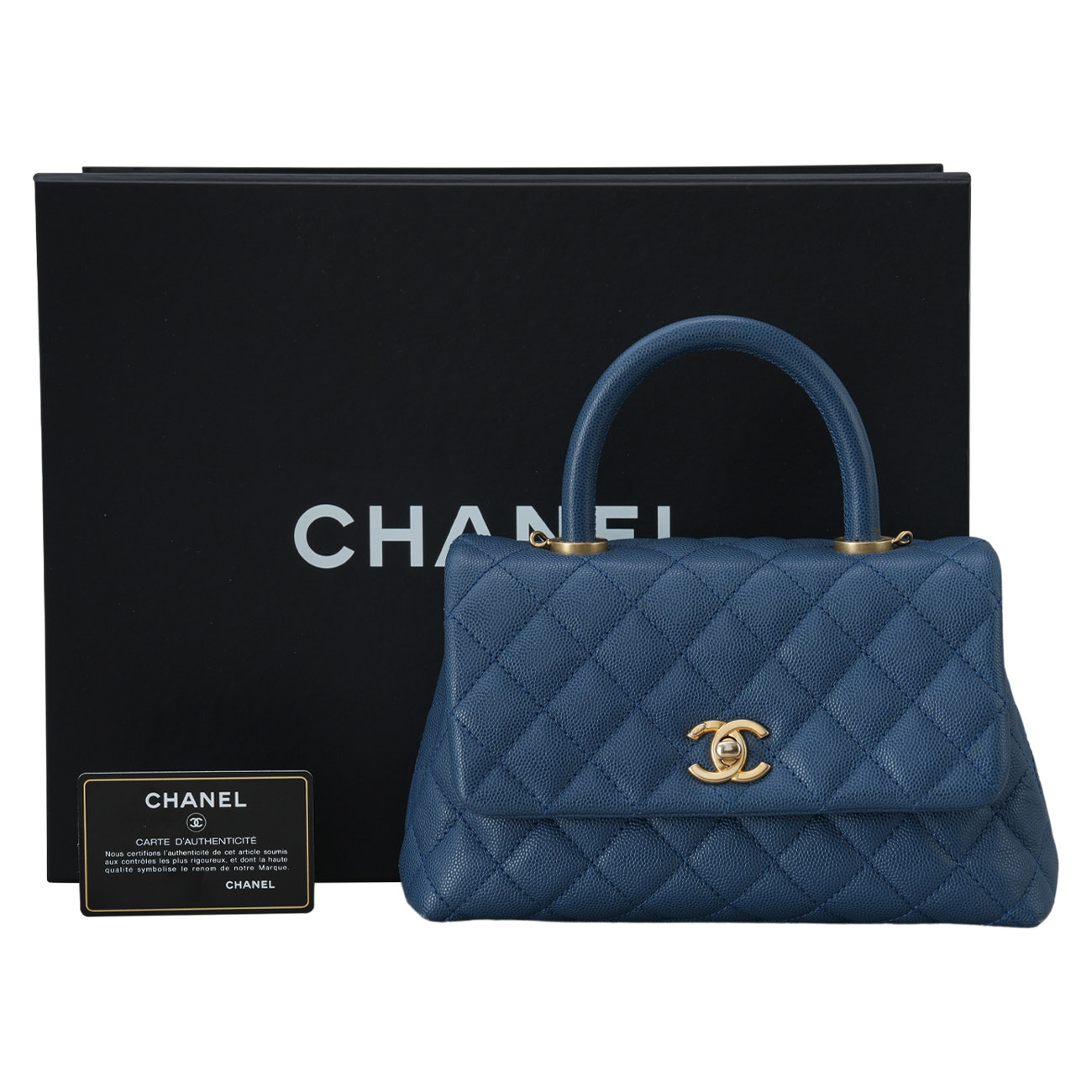CHANEL(USED)샤넬 캐비어 코코핸들 스몰