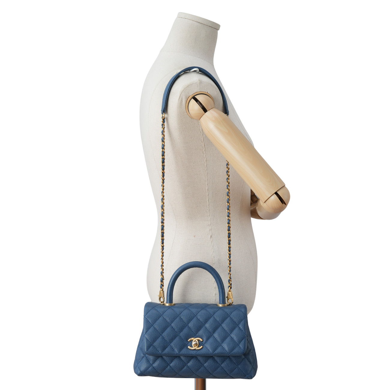 CHANEL(USED)샤넬 캐비어 코코핸들 스몰