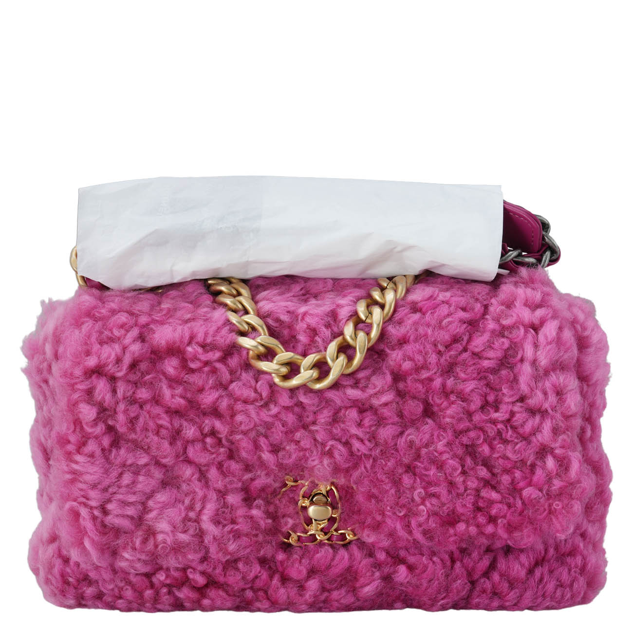 CHANEL(USED)샤넬 AS1160 시즌 19백 양털 시어링 미듐