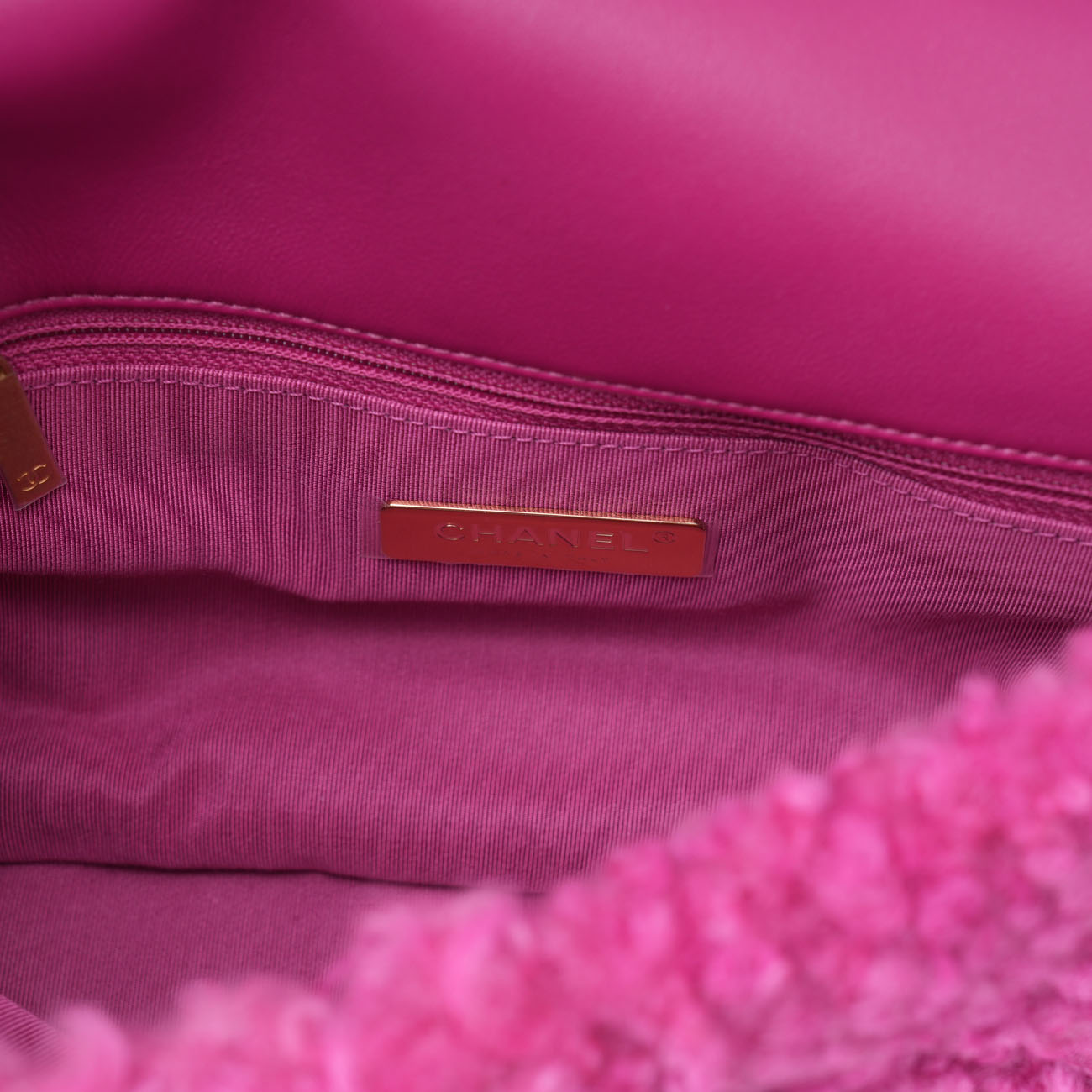 CHANEL(USED)샤넬 AS1160 시즌 19백 양털 시어링 미듐