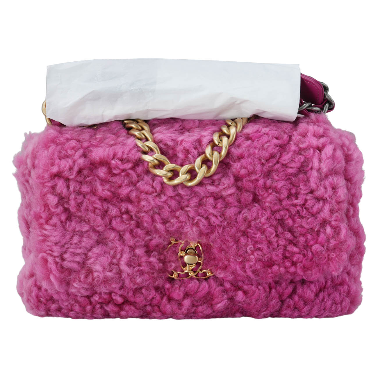 CHANEL(USED)샤넬 AS1160 시즌 19백 양털 시어링 미듐