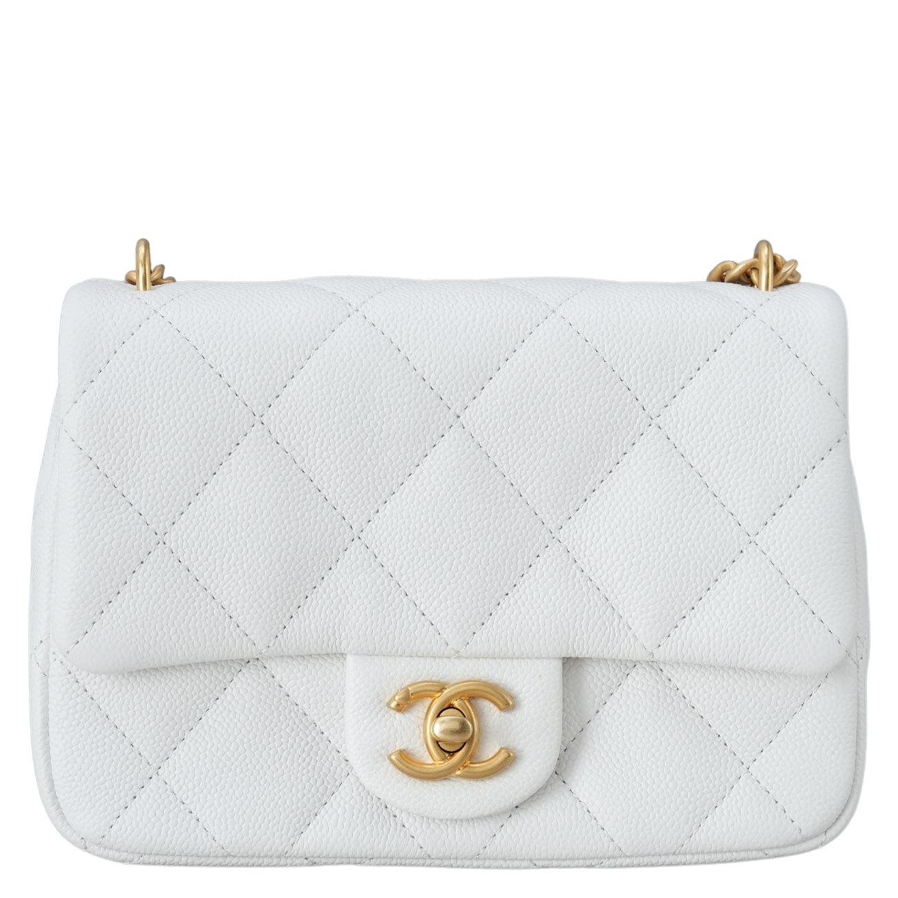 CHANEL(USED)샤넬 캐비어 하트볼 체인 플랩백