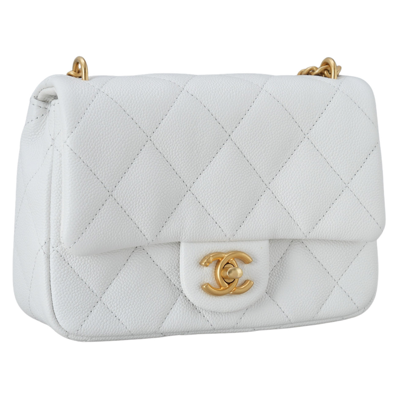 CHANEL(USED)샤넬 캐비어 하트볼 체인 플랩백