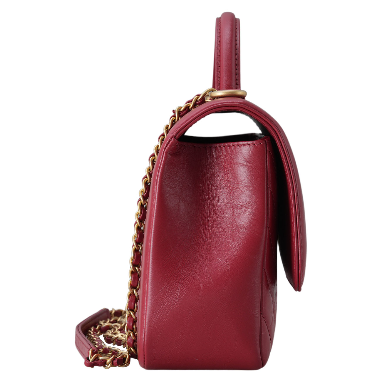 CHANEL(USED)샤넬 A57213 시즌 쉐브론 탑핸들 체인 플랩백