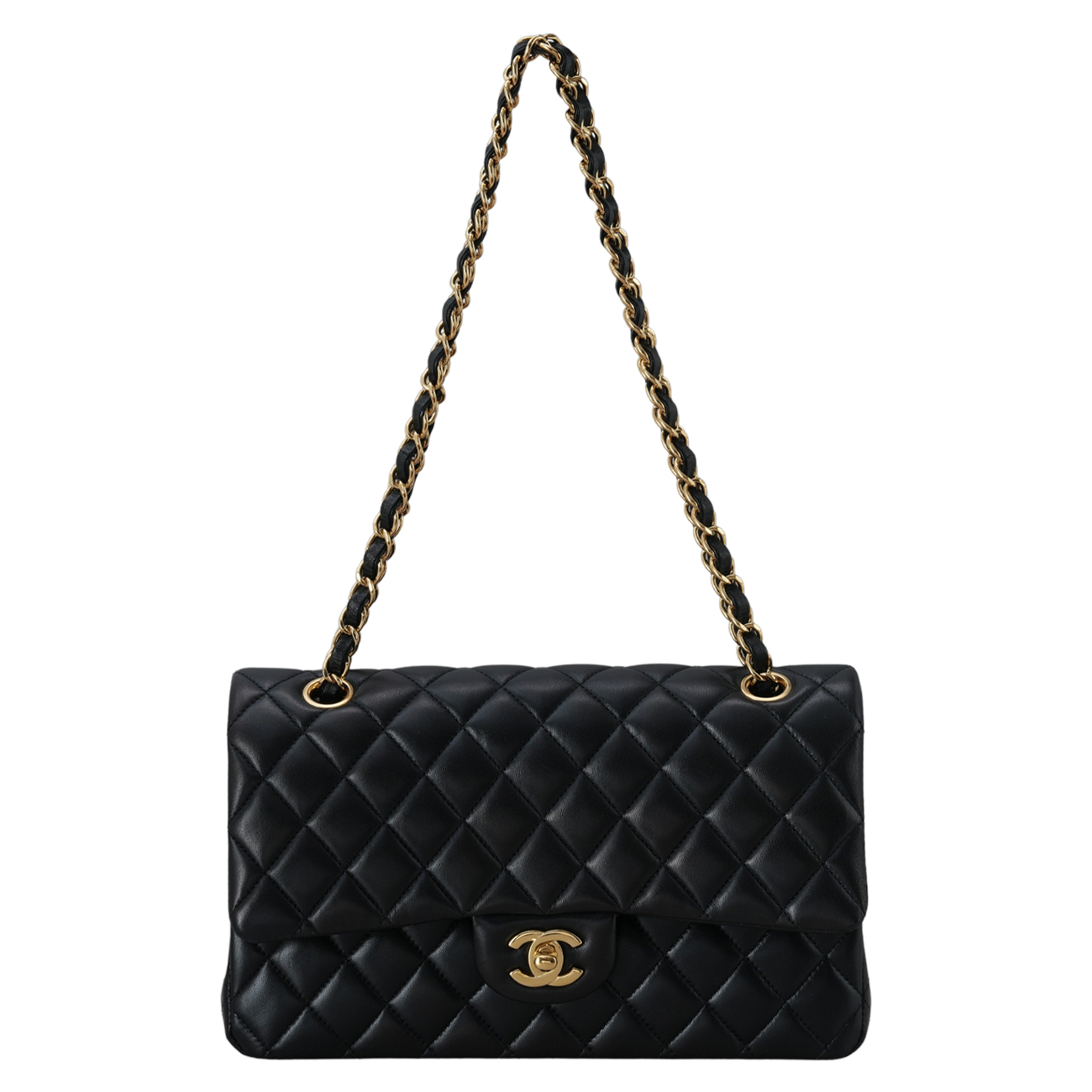 CHANEL(USED)샤넬 램스킨 클래식 미듐 플랩백