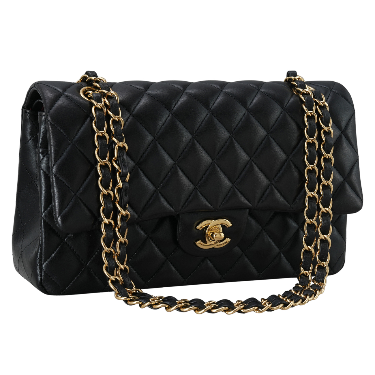 CHANEL(USED)샤넬 램스킨 클래식 미듐 플랩백