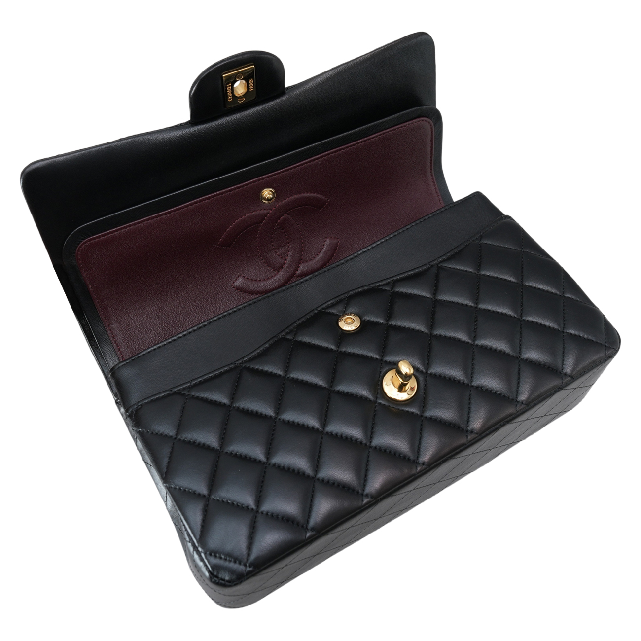 CHANEL(USED)샤넬 램스킨 클래식 미듐 플랩백