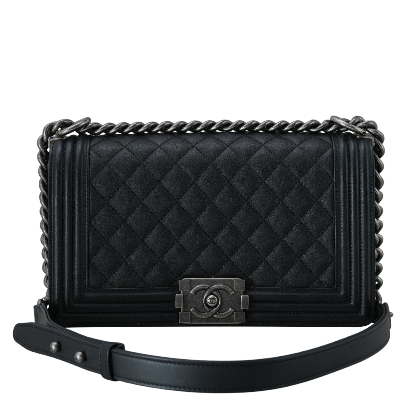 CHANEL(USED)샤넬 보이샤넬 미듐 체인 플랩백
