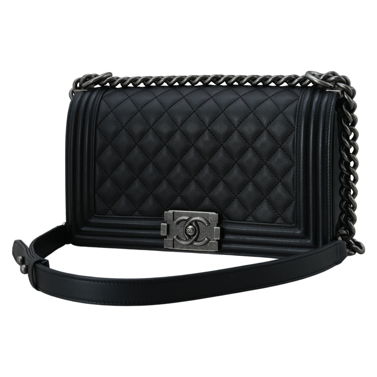 CHANEL(USED)샤넬 보이샤넬 미듐 체인 플랩백