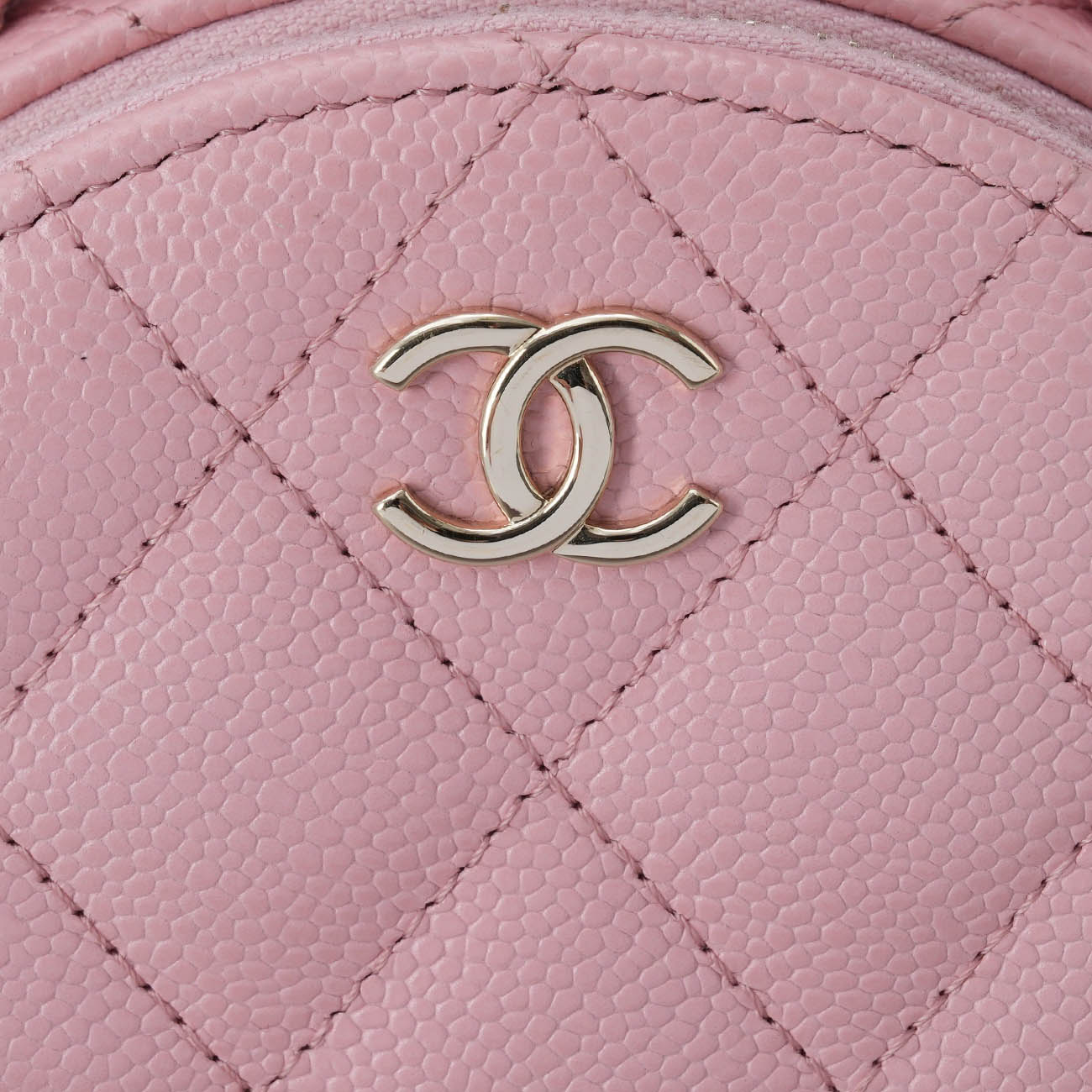 CHANEL(USED)샤넬 캐비어 탑핸들 동그리백