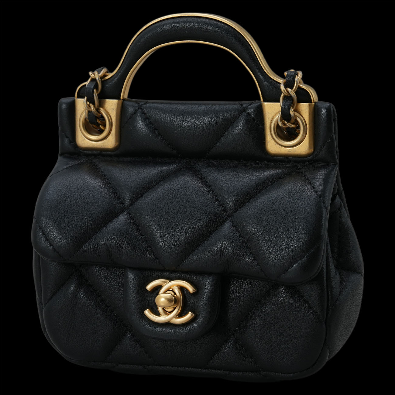 CHANEL(USED)샤넬 AP2271 공방 탑핸들 미니 체인지갑