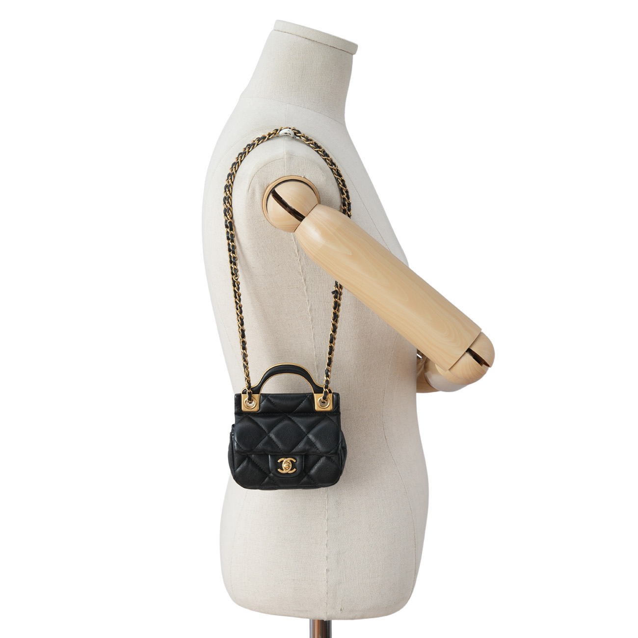 CHANEL(USED)샤넬 AP2271 공방 탑핸들 미니 체인지갑