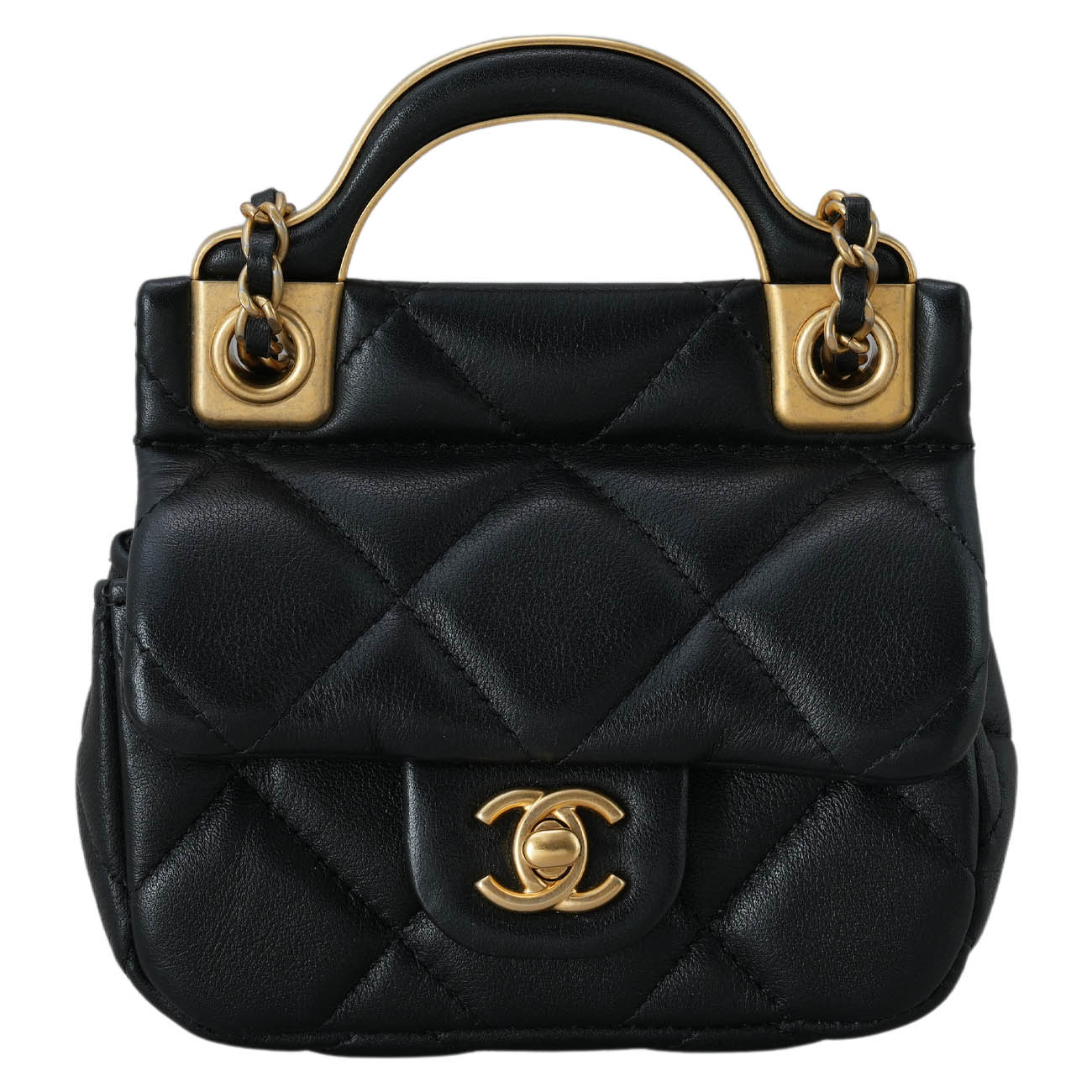 CHANEL(USED)샤넬 AP2271 공방 탑핸들 미니 체인지갑