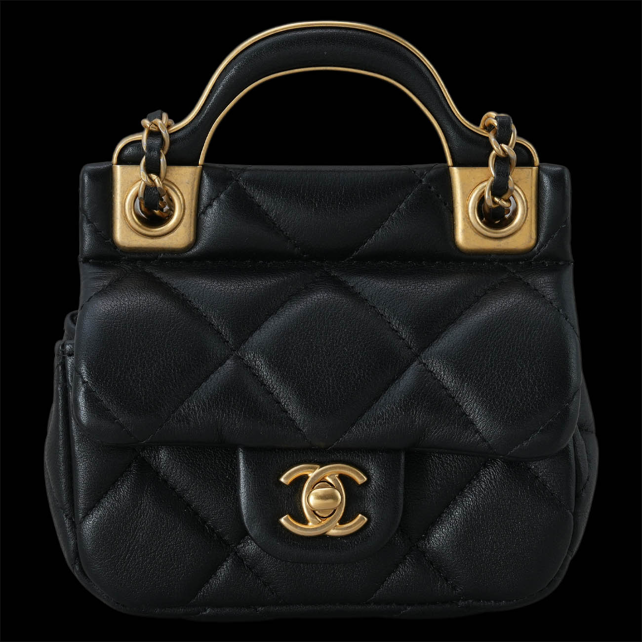 CHANEL(USED)샤넬 AP2271 공방 탑핸들 미니 체인지갑