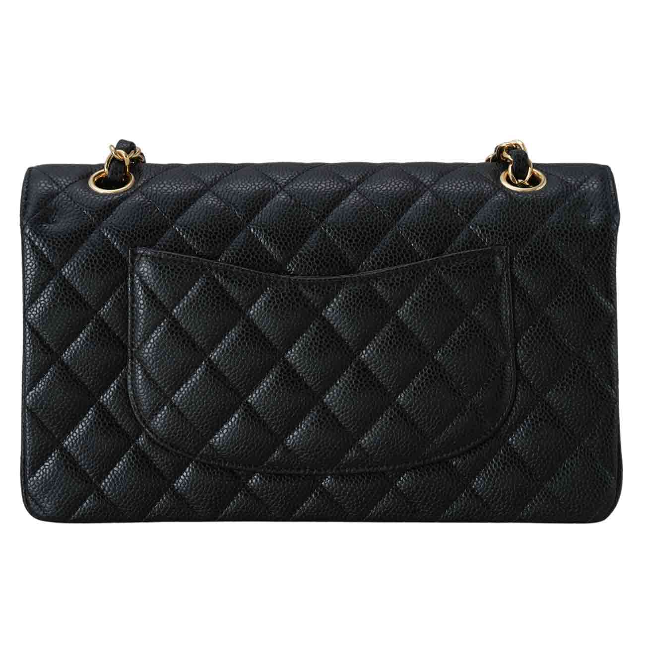 CHANEL(USED)샤넬 A01112 캐비어 클래식 미듐 플랩백