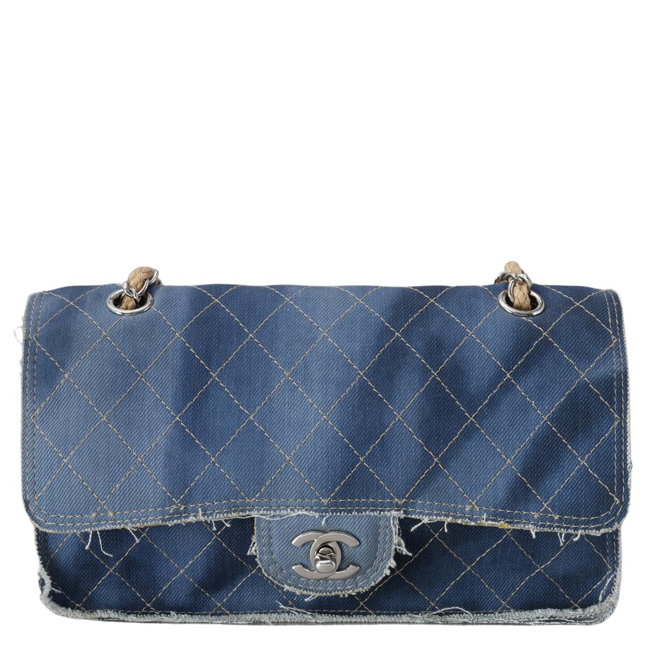 CHANEL(USED)샤넬 시즌 데님 체인 숄더백