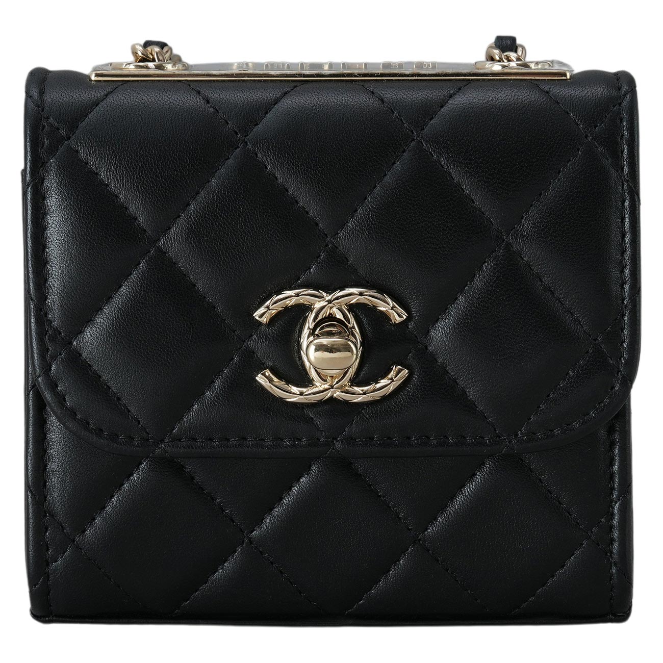 CHANEL(USED)샤넬 A81633 램스킨 트렌드 CC 미니 크로스백