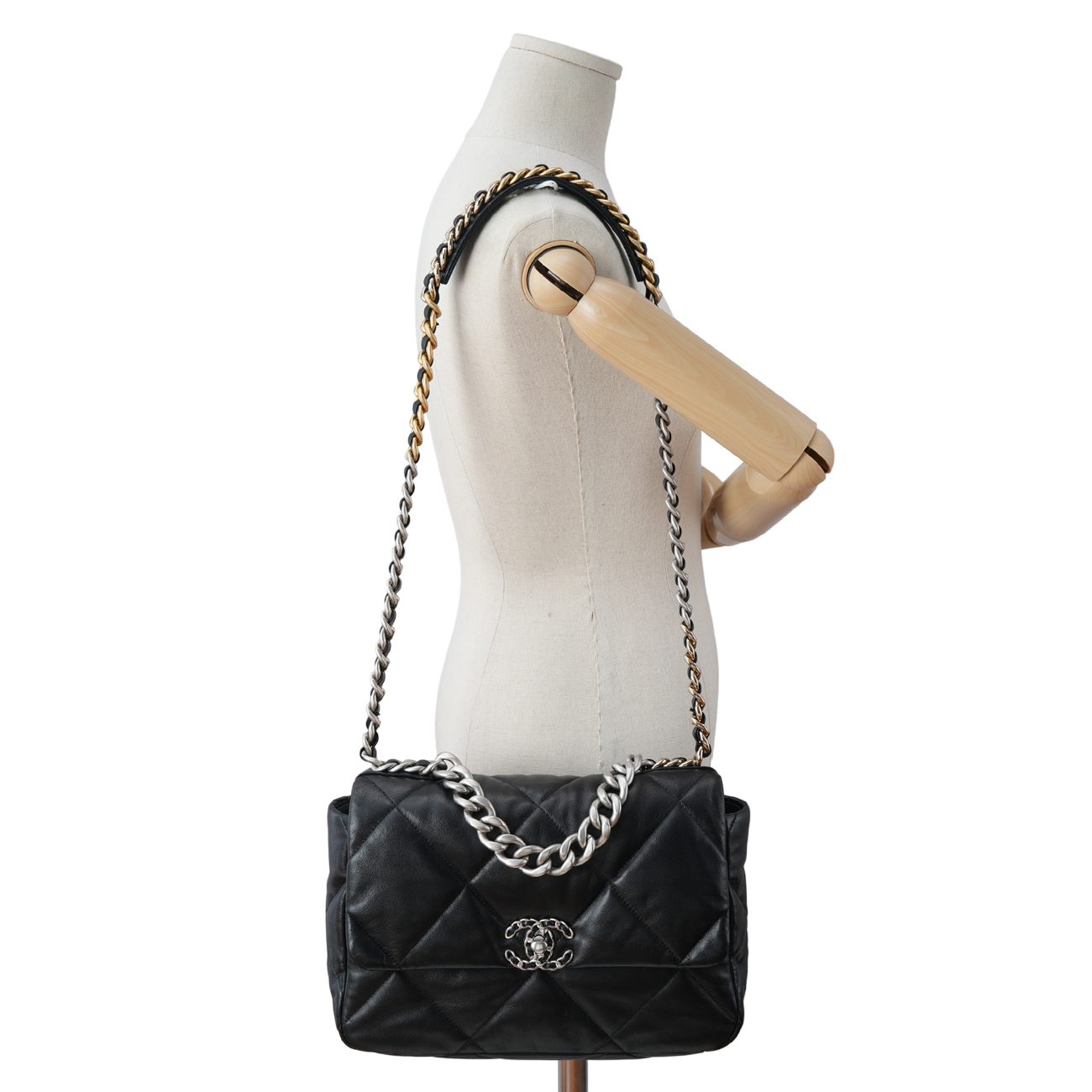 CHANEL(USED)샤넬 AS1161 19백 라지