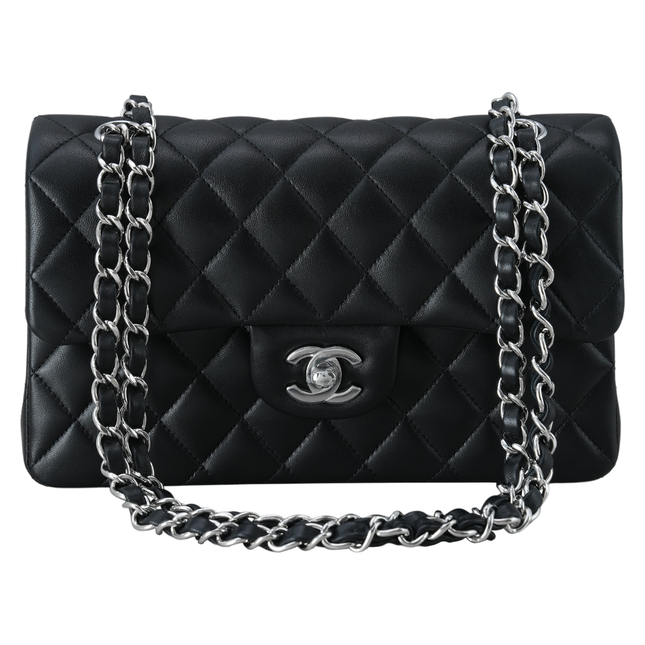 CHANEL(USED)샤넬 A01113 램스킨 클래식 스몰 플랩백