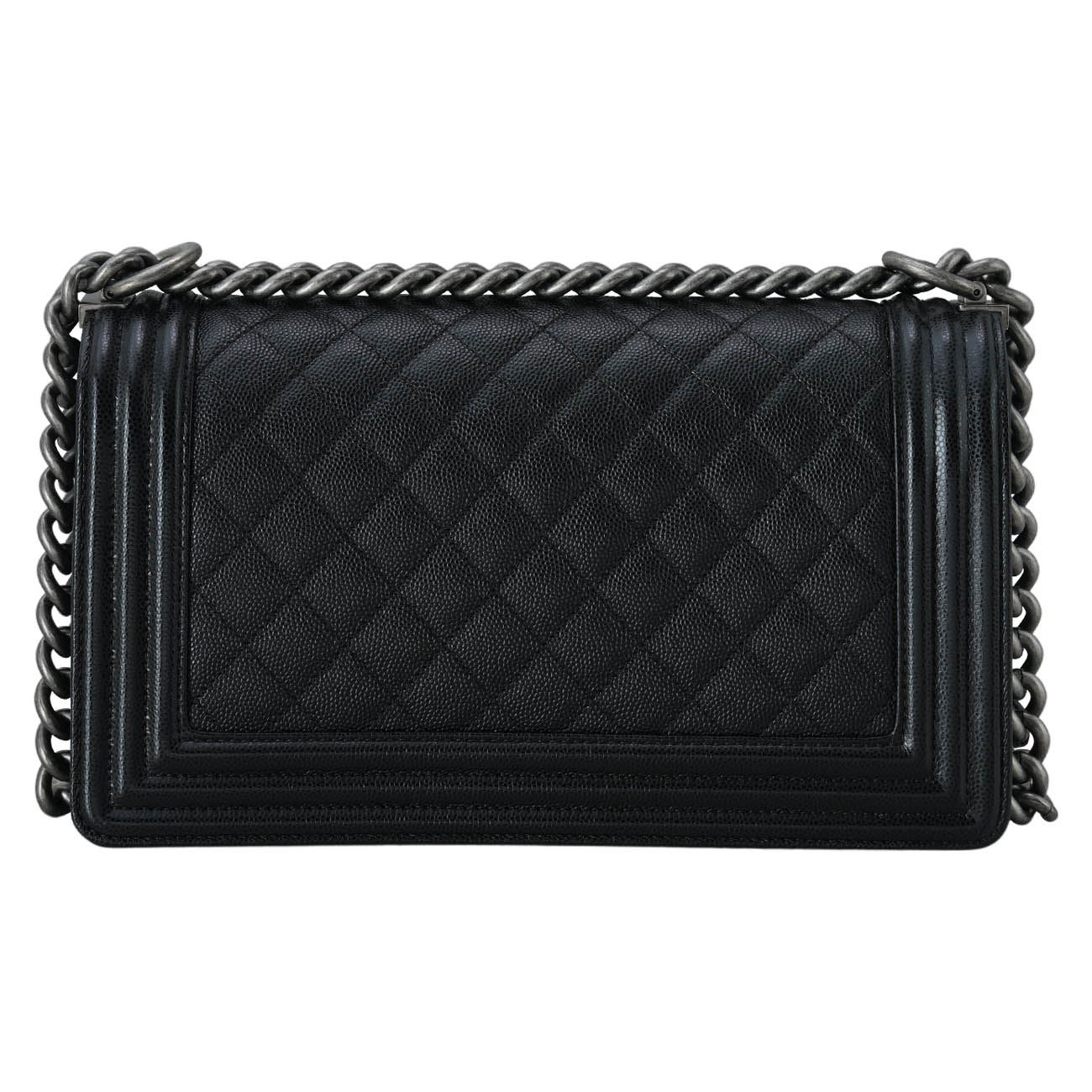 CHANEL(USED)샤넬 캐비어 보이샤넬 미듐 플랩백