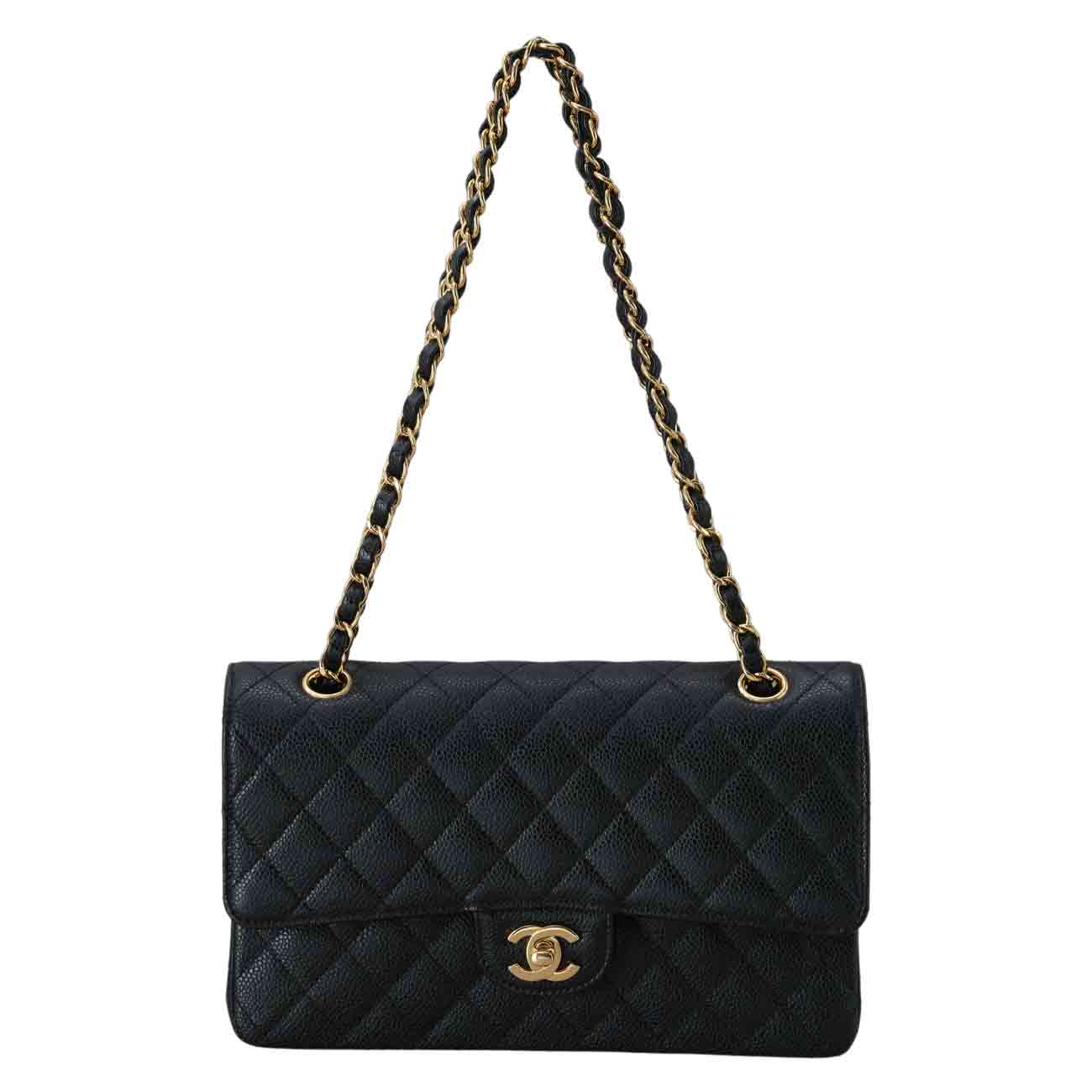 CHANEL(USED)샤넬 캐비어 클래식 미듐 플랩백