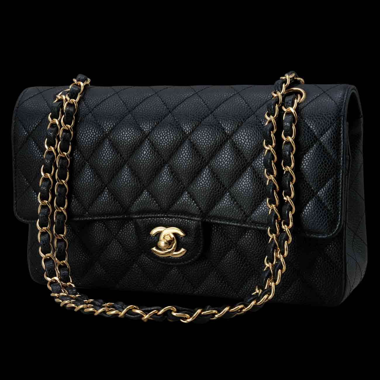 CHANEL(USED)샤넬 캐비어 클래식 미듐 플랩백