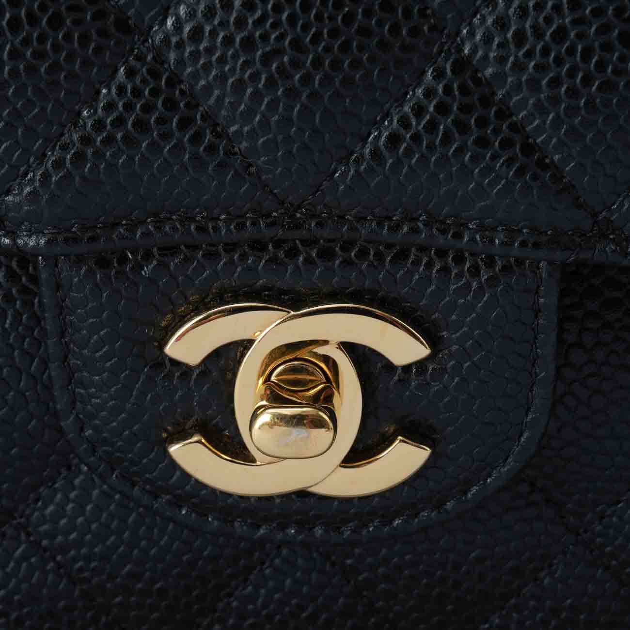 CHANEL(USED)샤넬 캐비어 클래식 미듐 플랩백