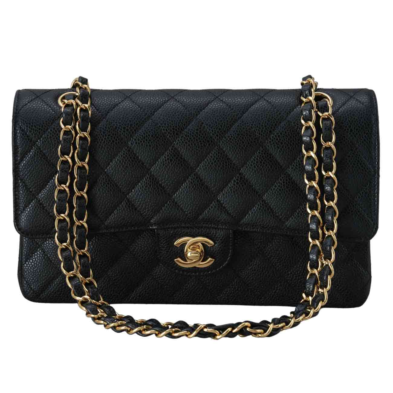 CHANEL(USED)샤넬 캐비어 클래식 미듐 플랩백