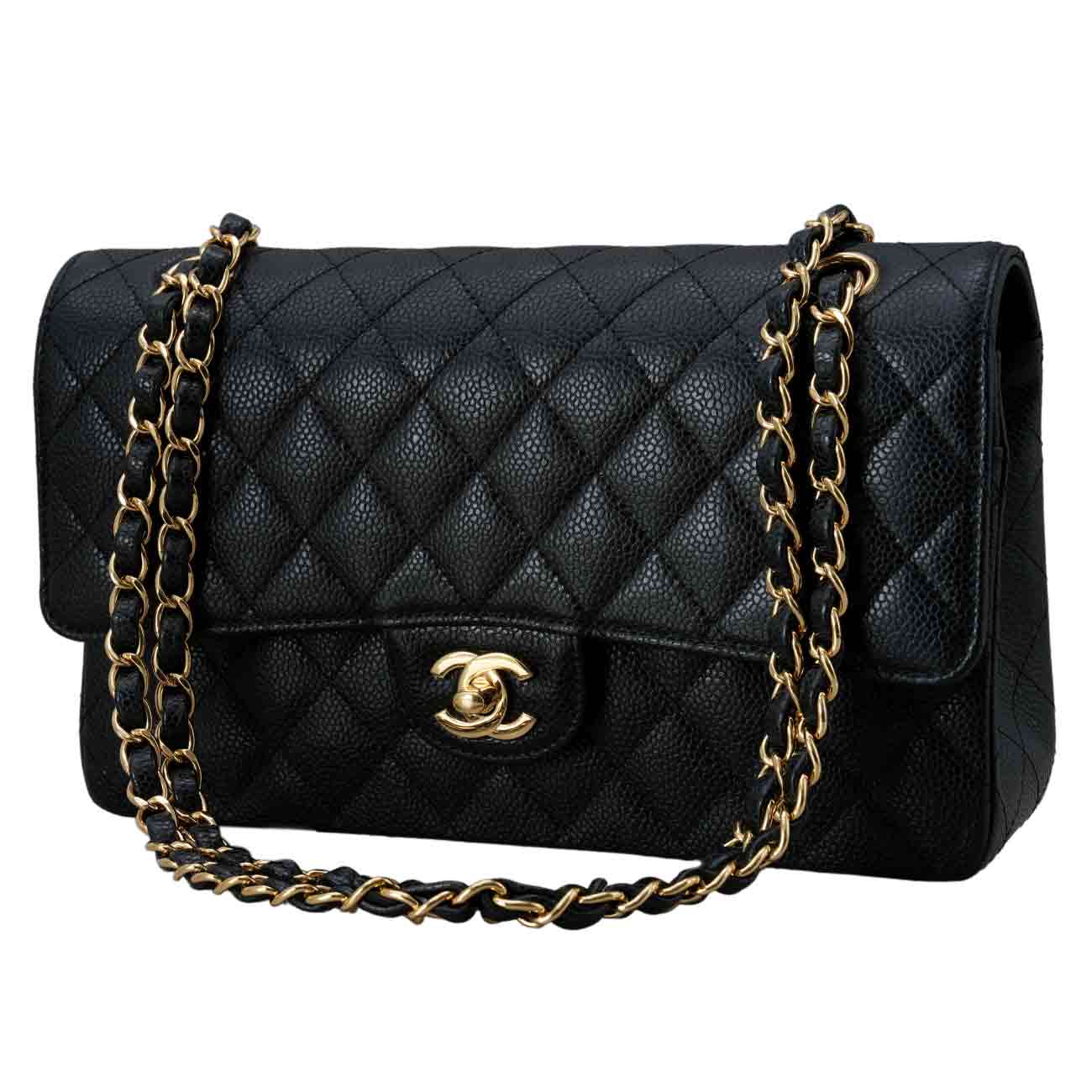 CHANEL(USED)샤넬 캐비어 클래식 미듐 플랩백