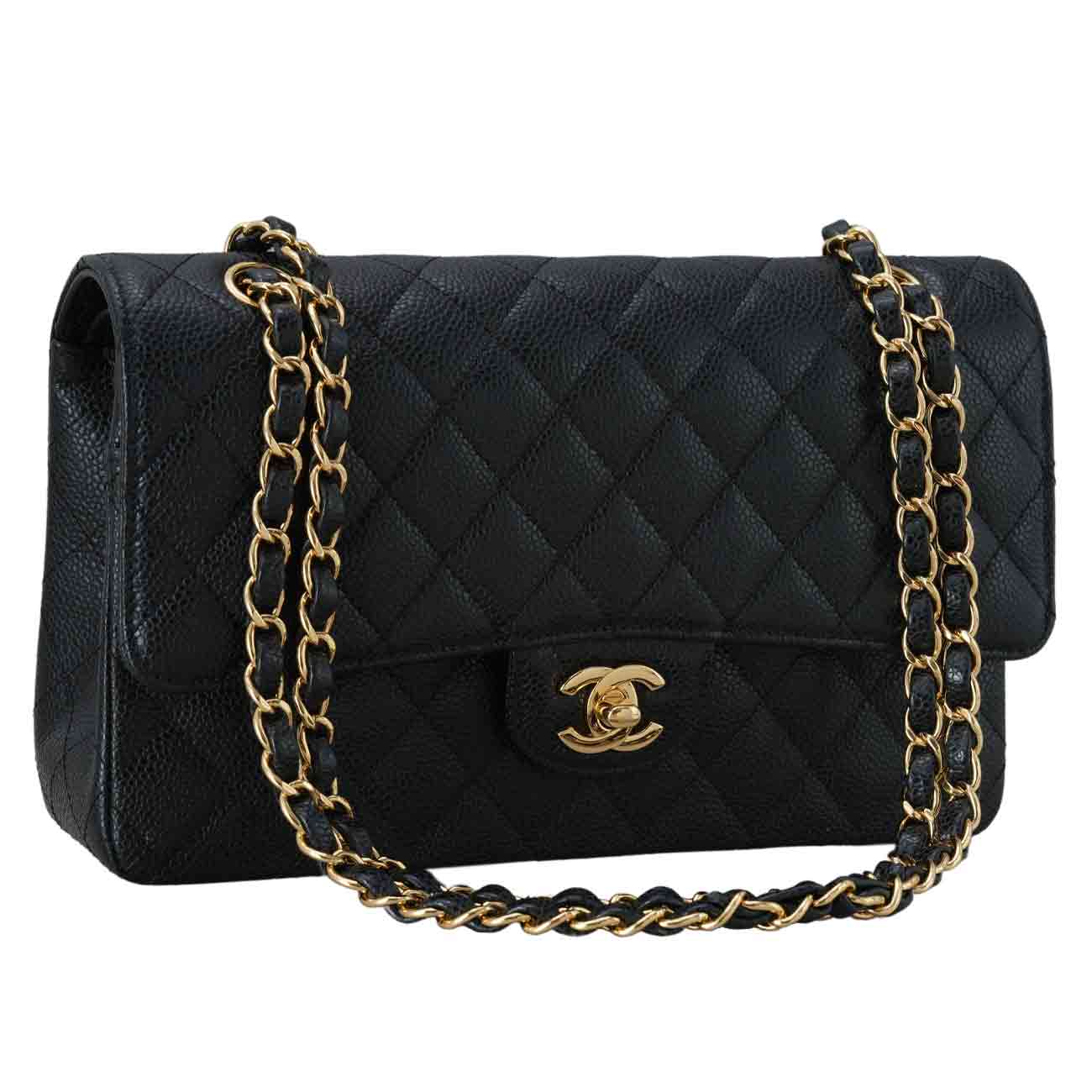 CHANEL(USED)샤넬 캐비어 클래식 미듐 플랩백