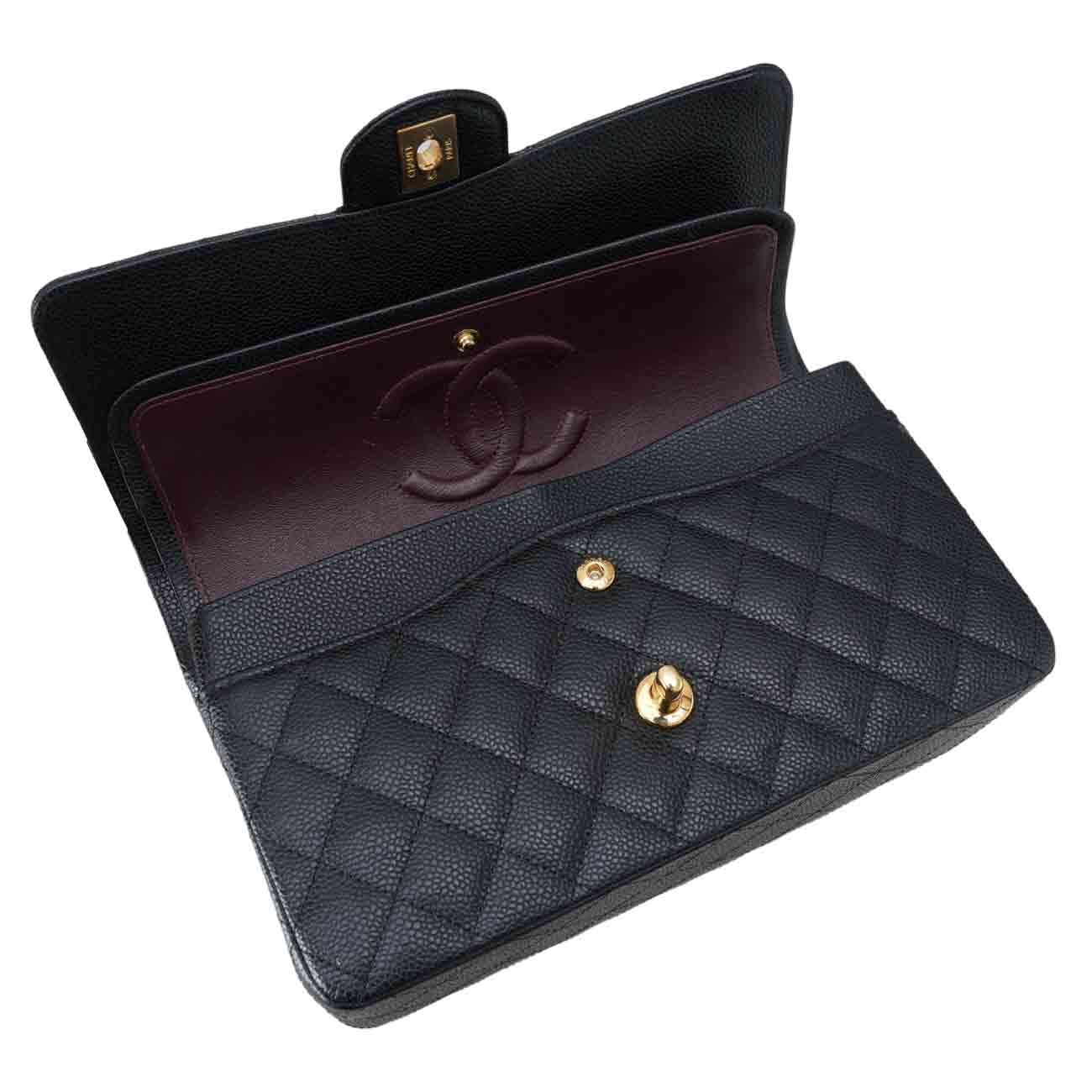 CHANEL(USED)샤넬 캐비어 클래식 미듐 플랩백