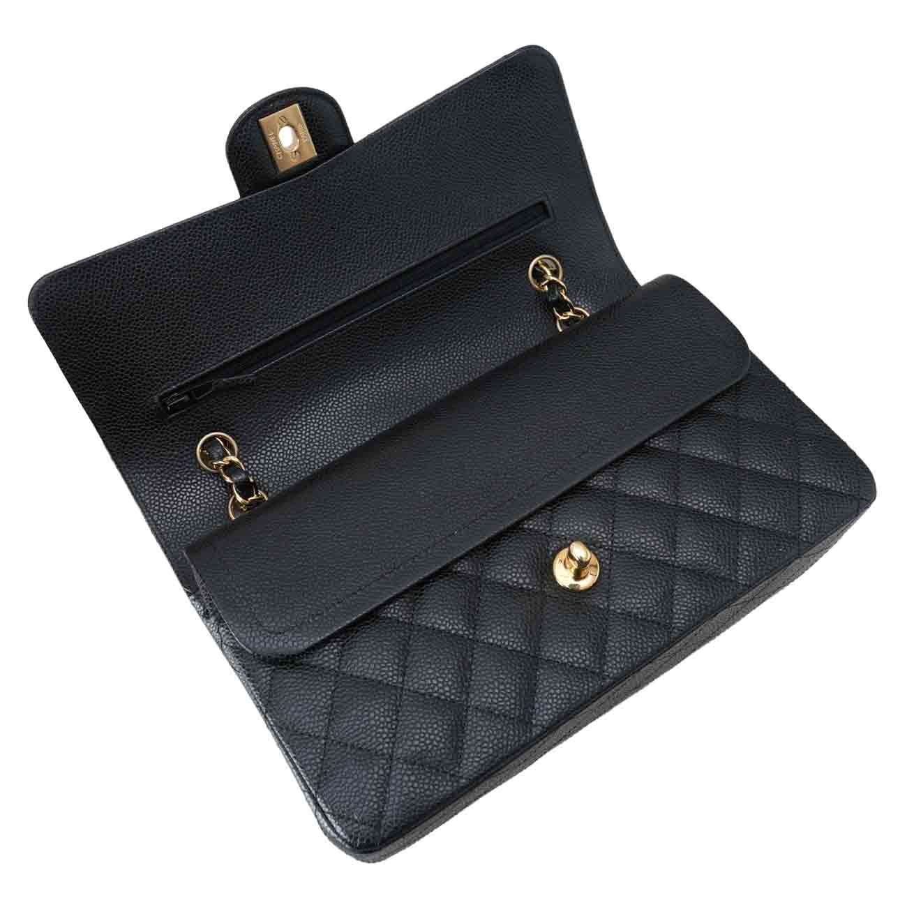 CHANEL(USED)샤넬 캐비어 클래식 미듐 플랩백