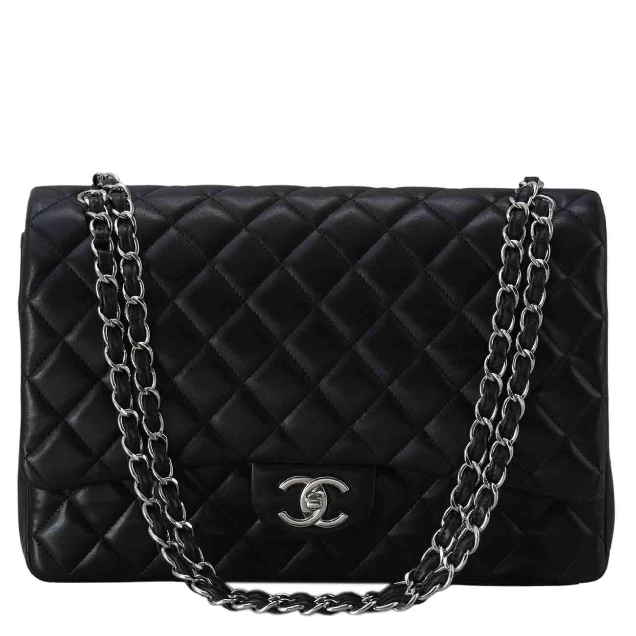 CHANEL(USED)샤넬 램스킨 클래식 맥시 플랩백