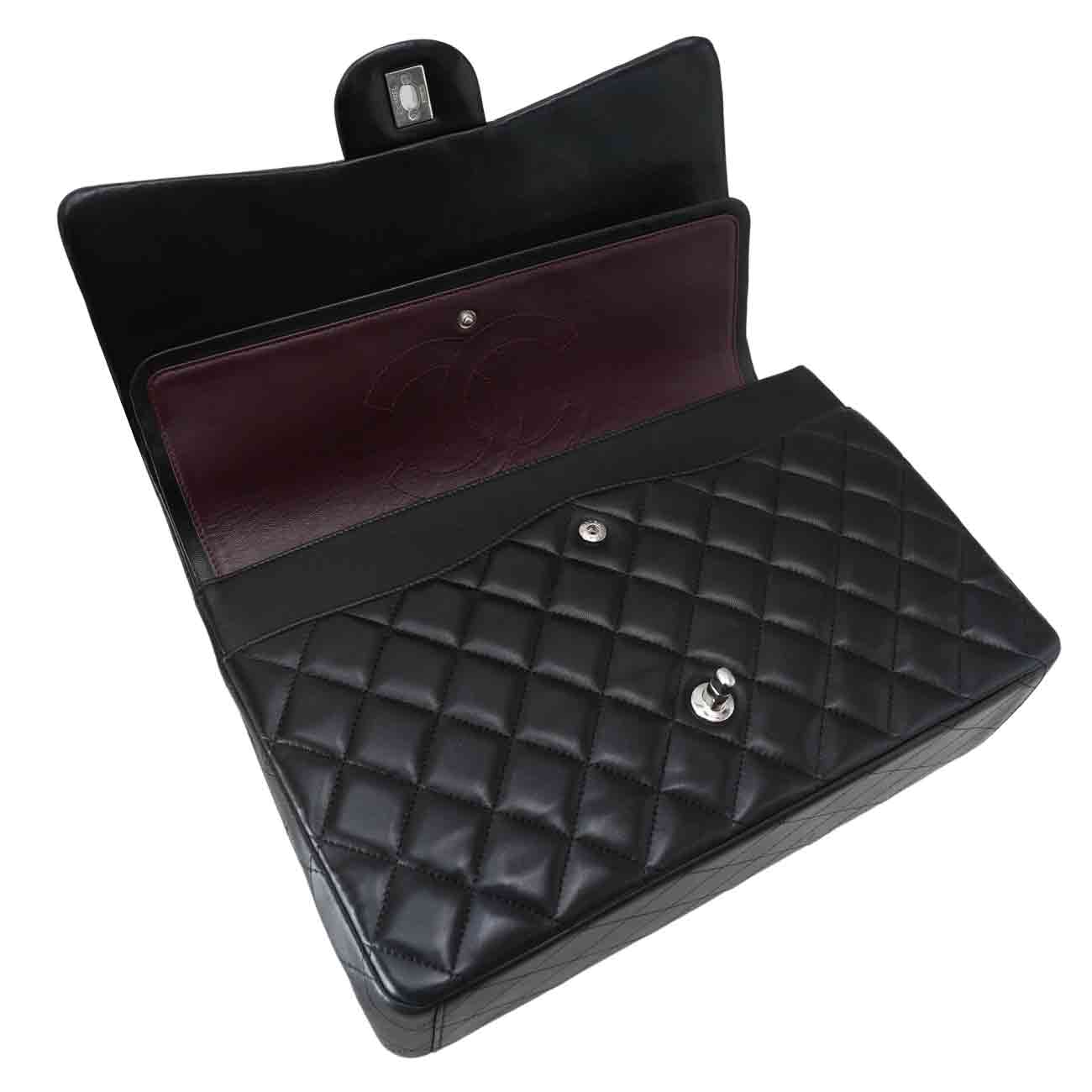 CHANEL(USED)샤넬 램스킨 클래식 맥시 플랩백