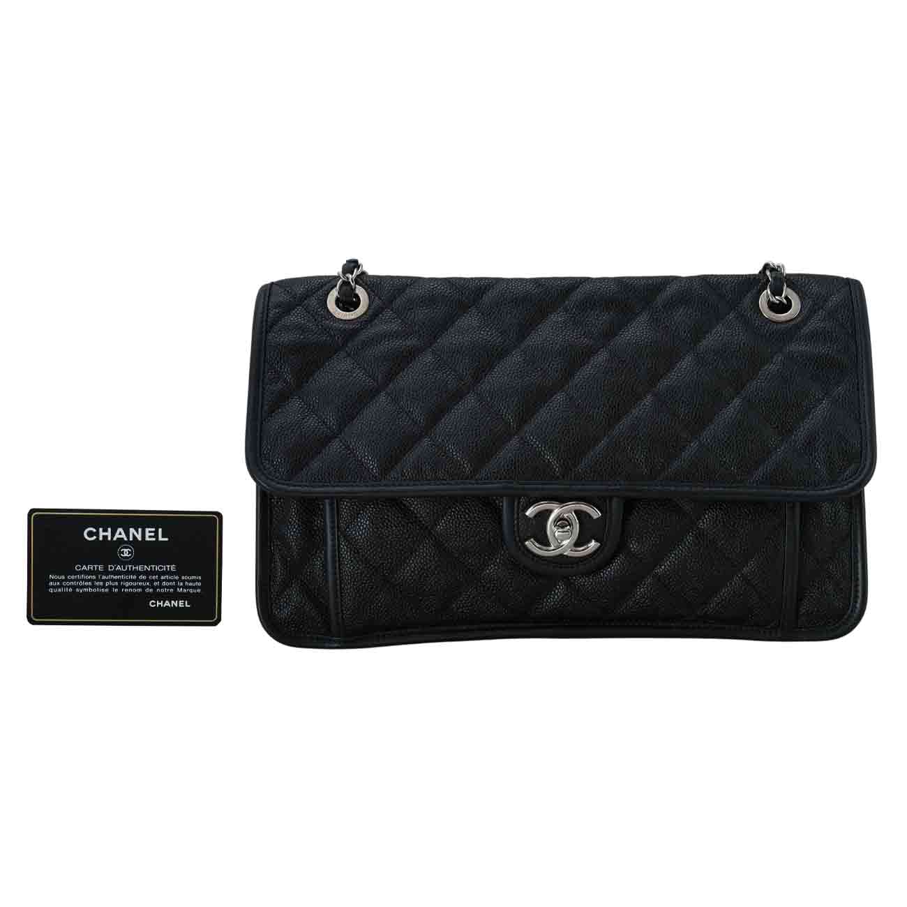 CHANEL(USED)샤넬 시즌 캐비어 체인 숄더백