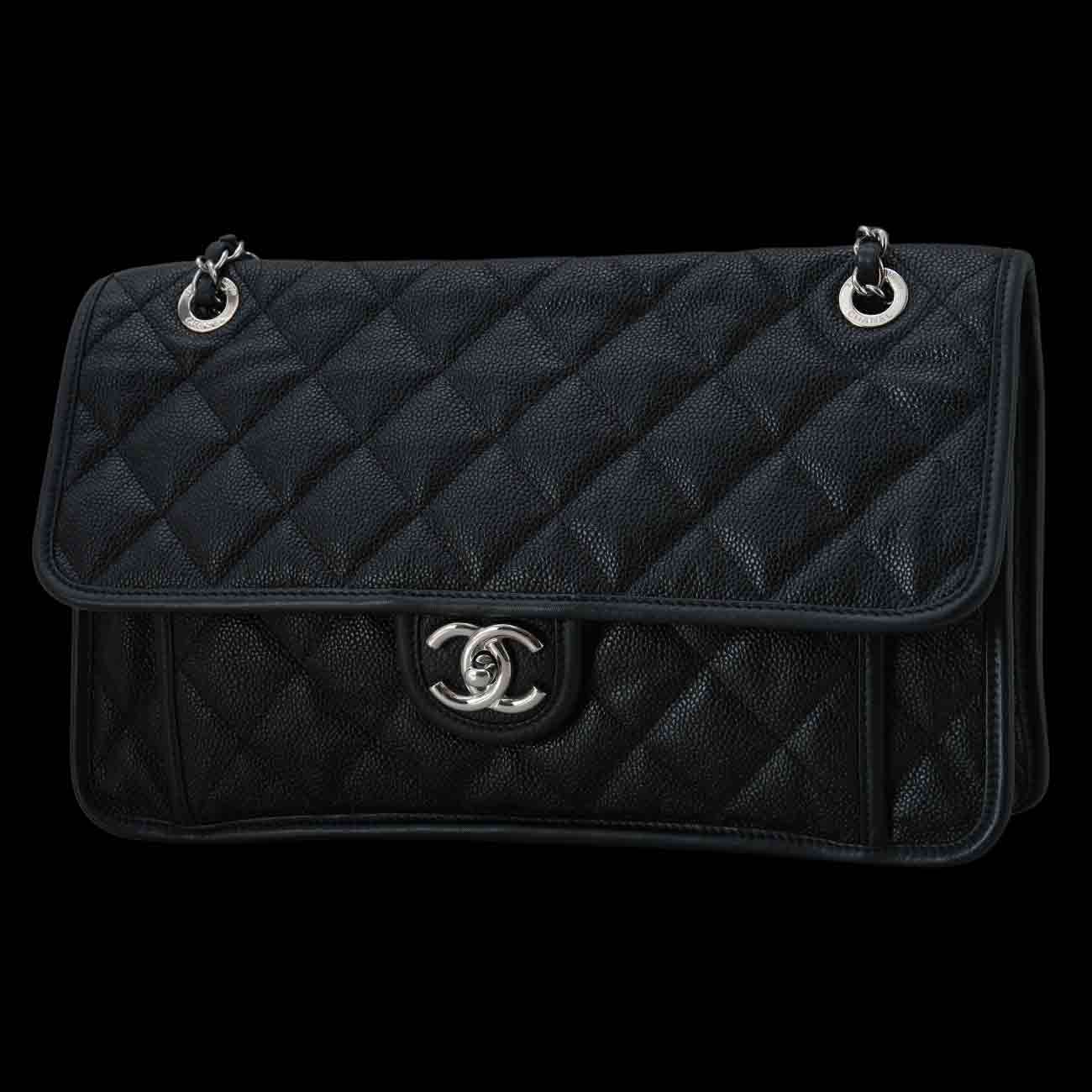 CHANEL(USED)샤넬 시즌 캐비어 체인 숄더백