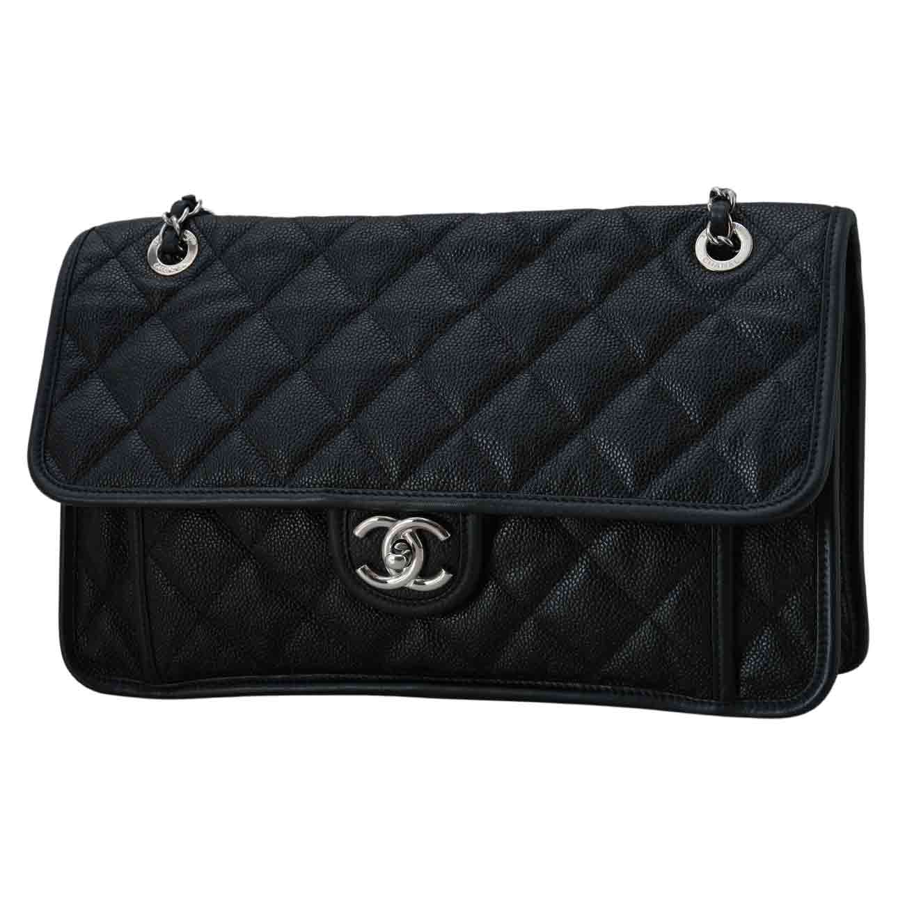 CHANEL(USED)샤넬 시즌 캐비어 체인 숄더백