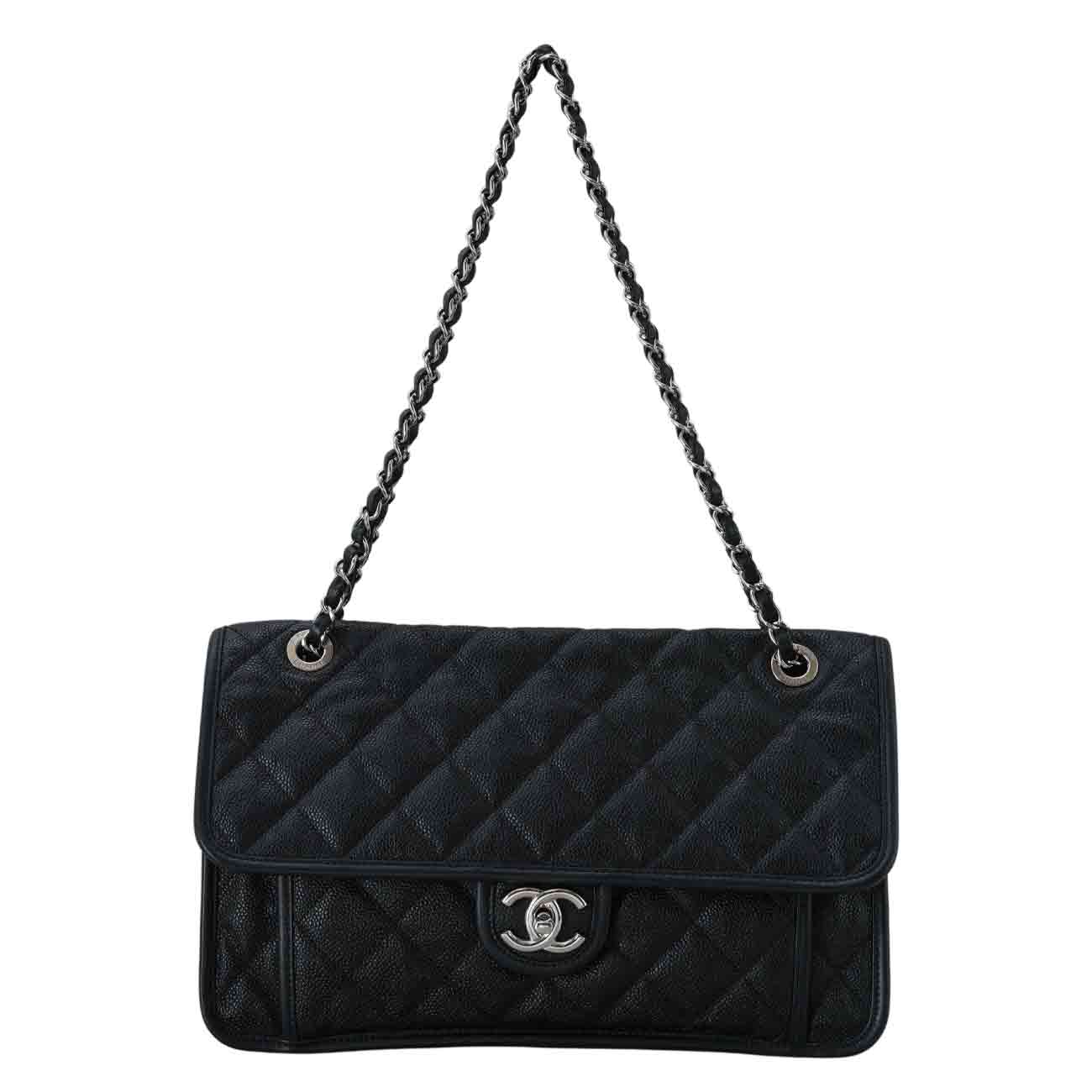 CHANEL(USED)샤넬 시즌 캐비어 체인 숄더백