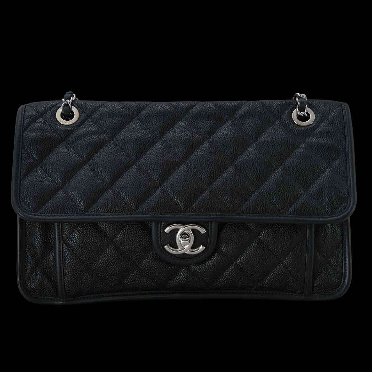 CHANEL(USED)샤넬 시즌 캐비어 체인 숄더백